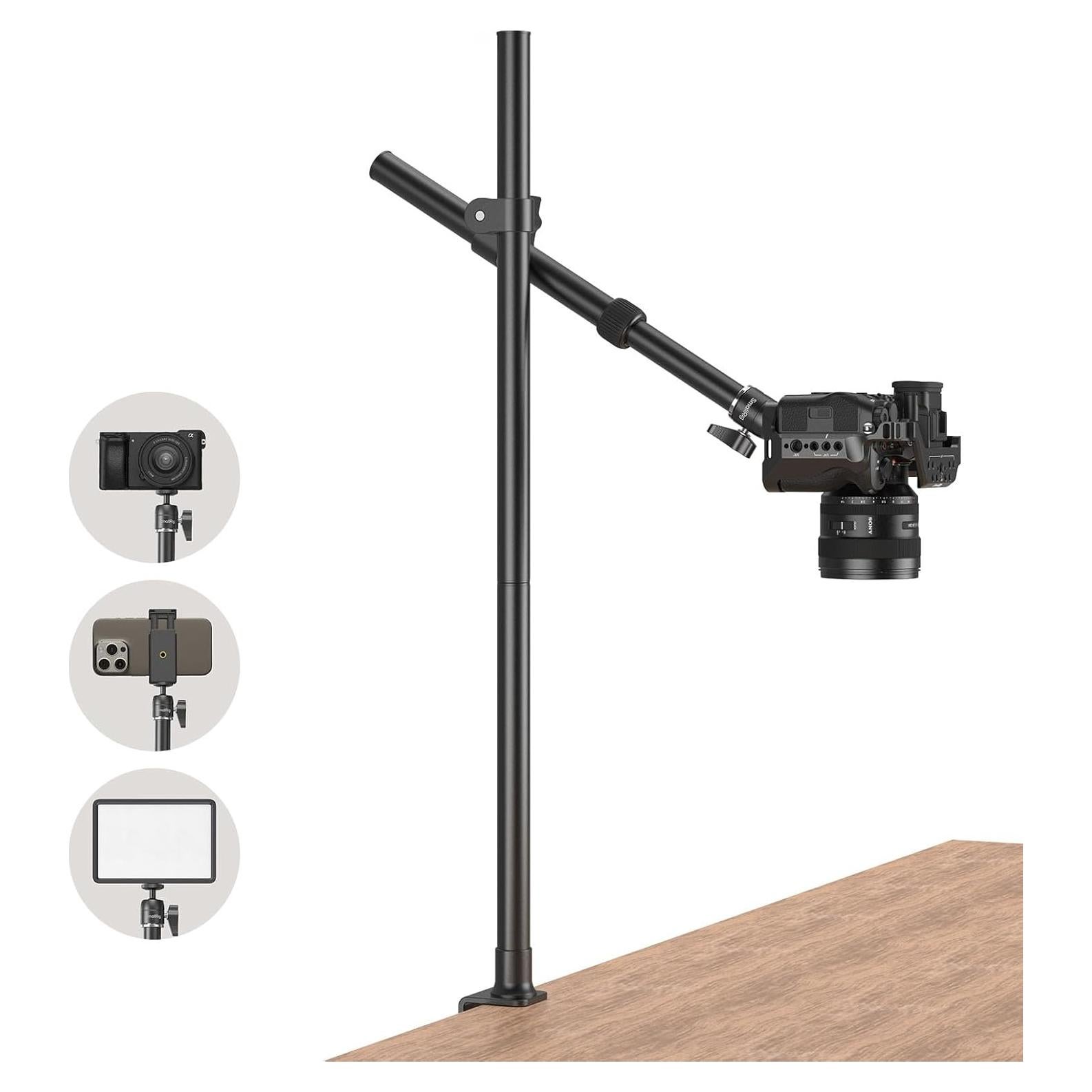 Soporte de Escritorio para Cámara SmallRig DTCK001, Ajustable 360°