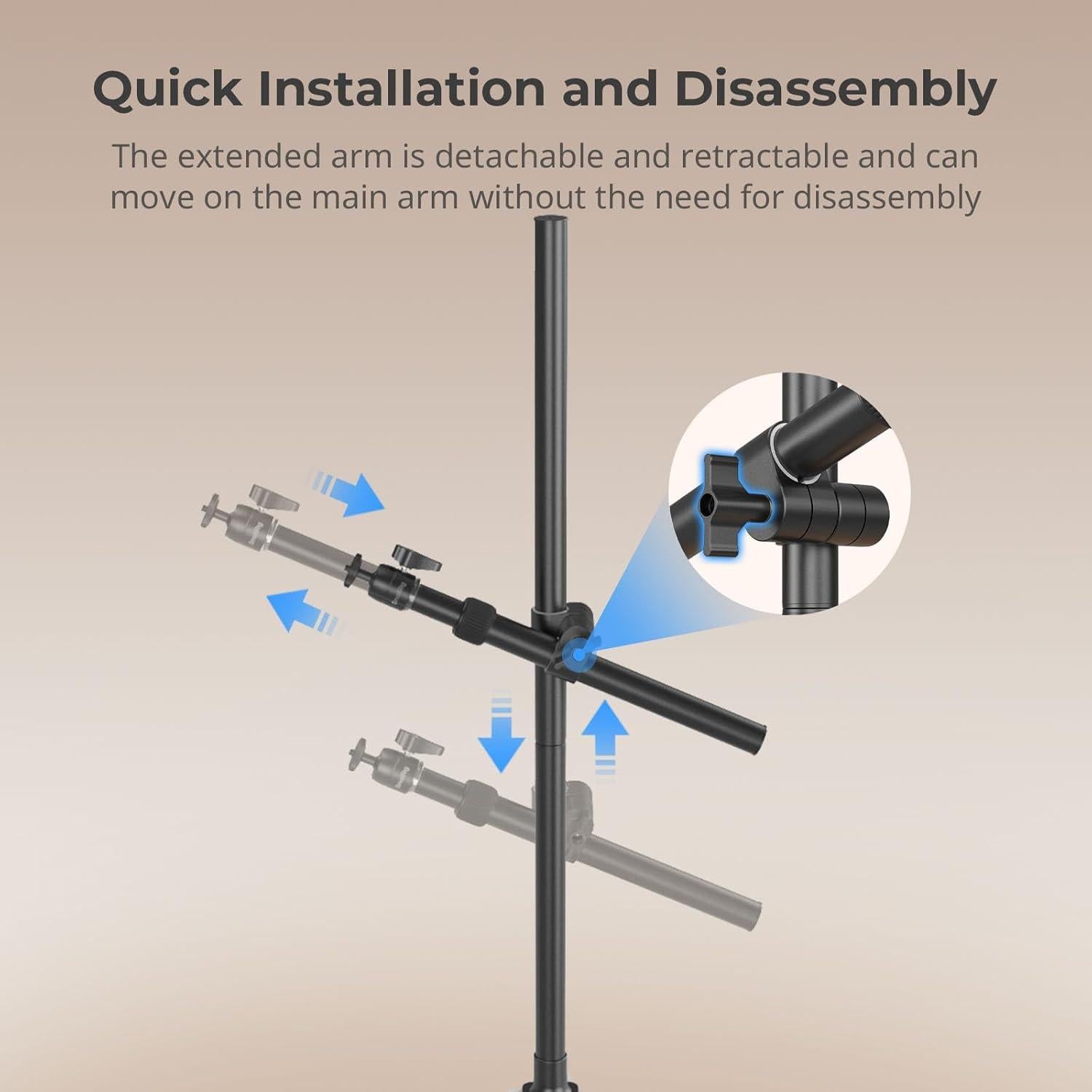 Soporte de Escritorio para Cámara SmallRig DTCK001, Ajustable 360°