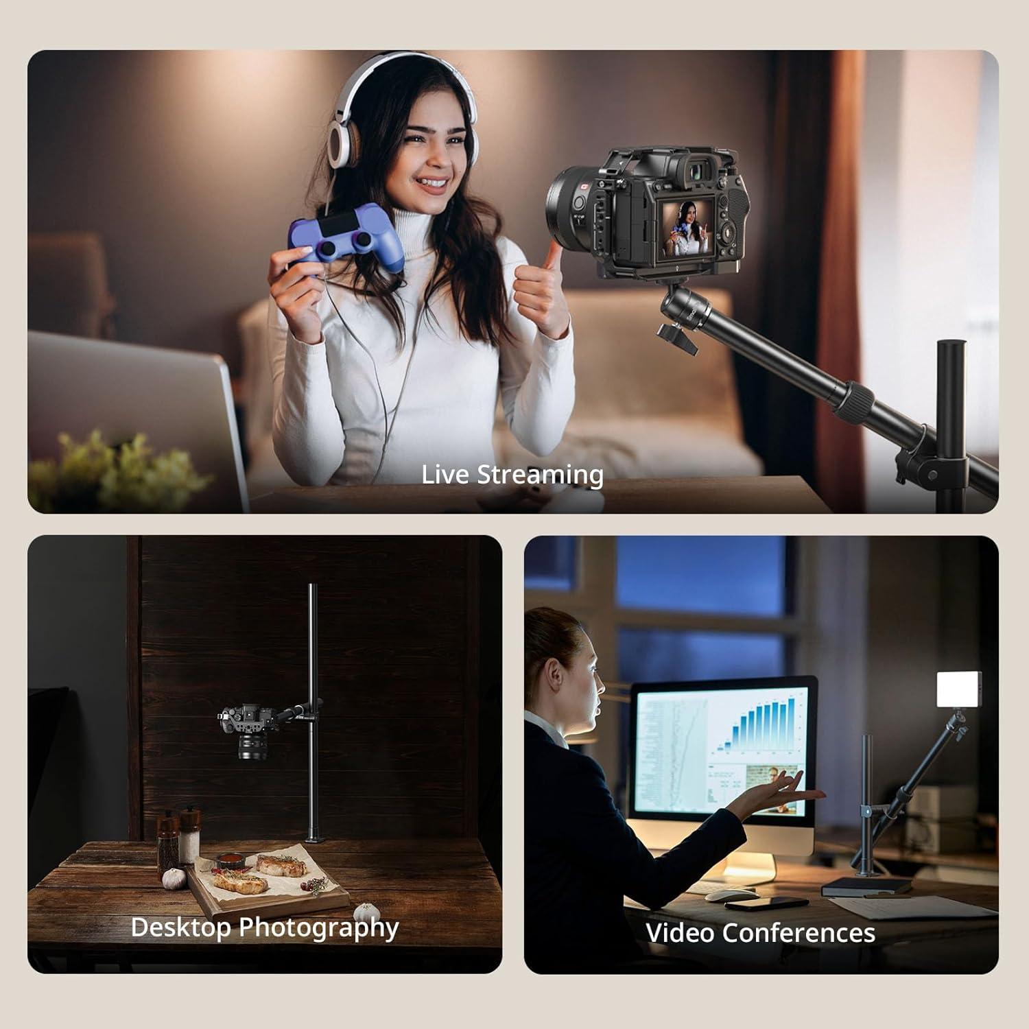 Soporte de Escritorio para Cámara SmallRig DTCK001, Ajustable 360°