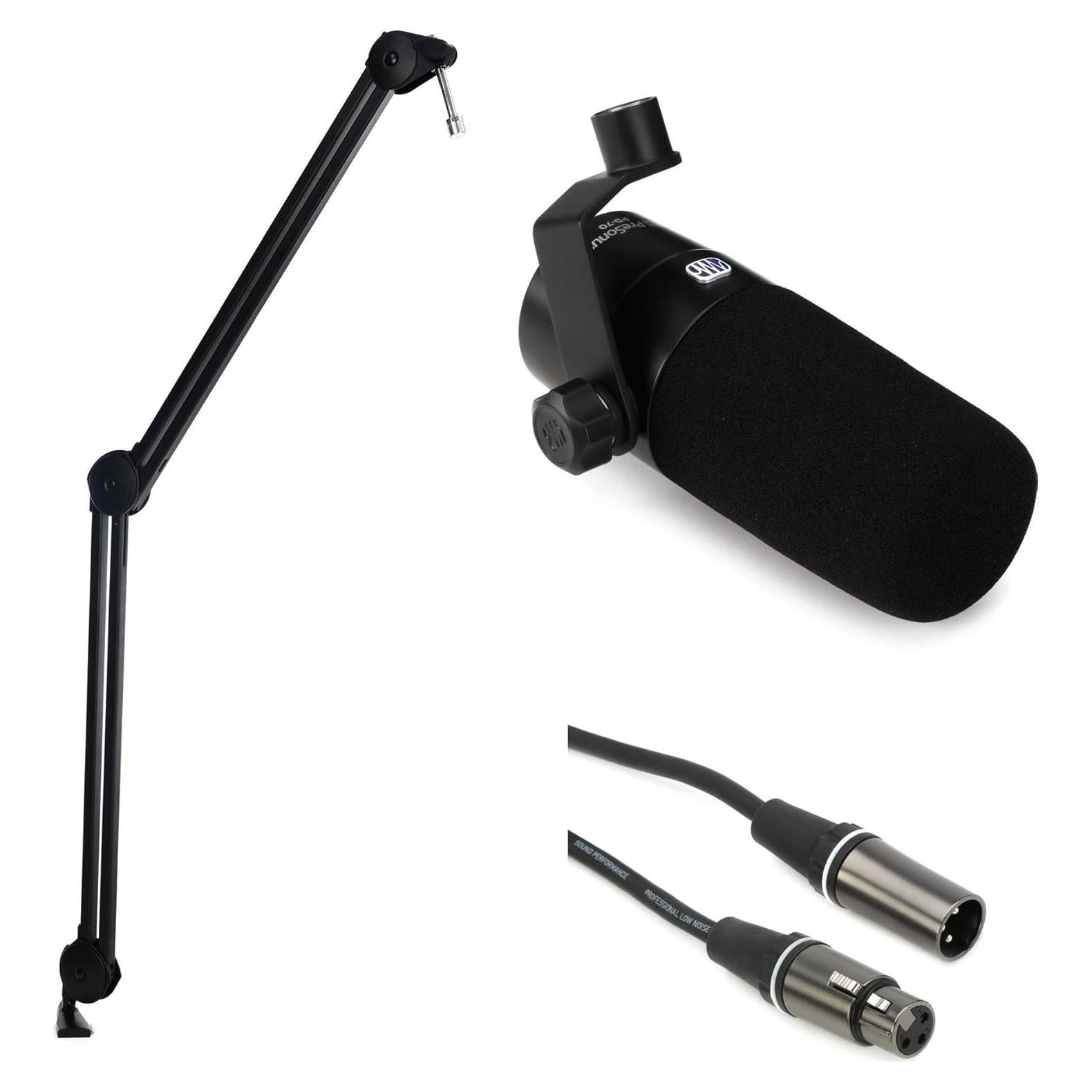 Micrófono Dinámico Cardioide PreSonus PD-70 con Soporte Gator