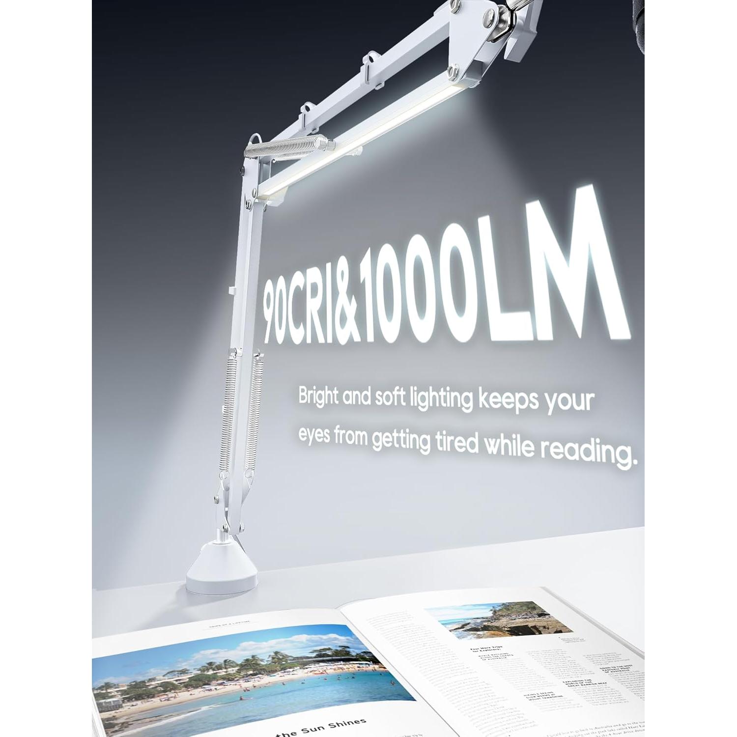 Brazo de Micrófono Plegable con Luz - M06 Blanco 1.02 kg