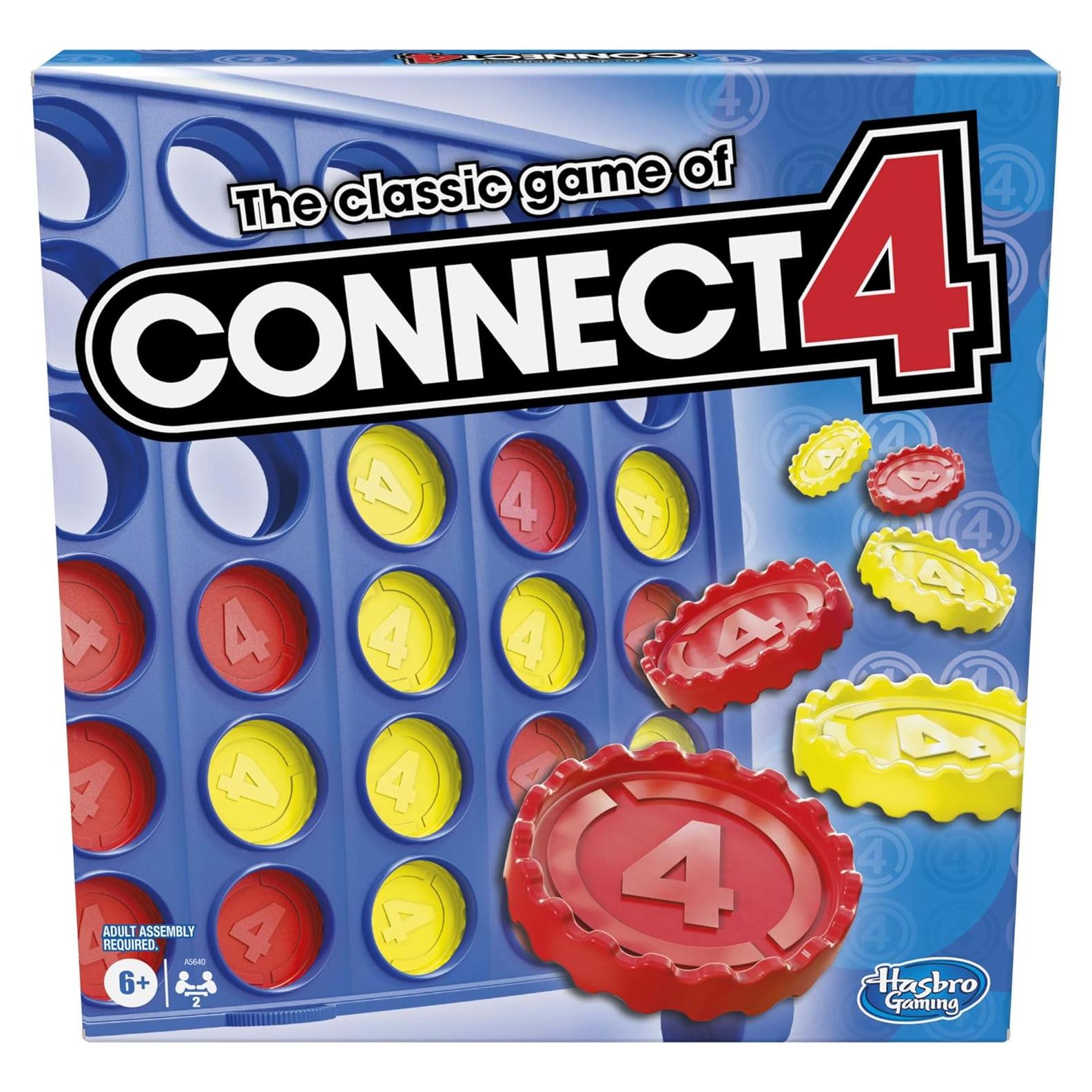 Juego de Mesa Conecta 4 Hasbro Clásico para 2 Jugadores