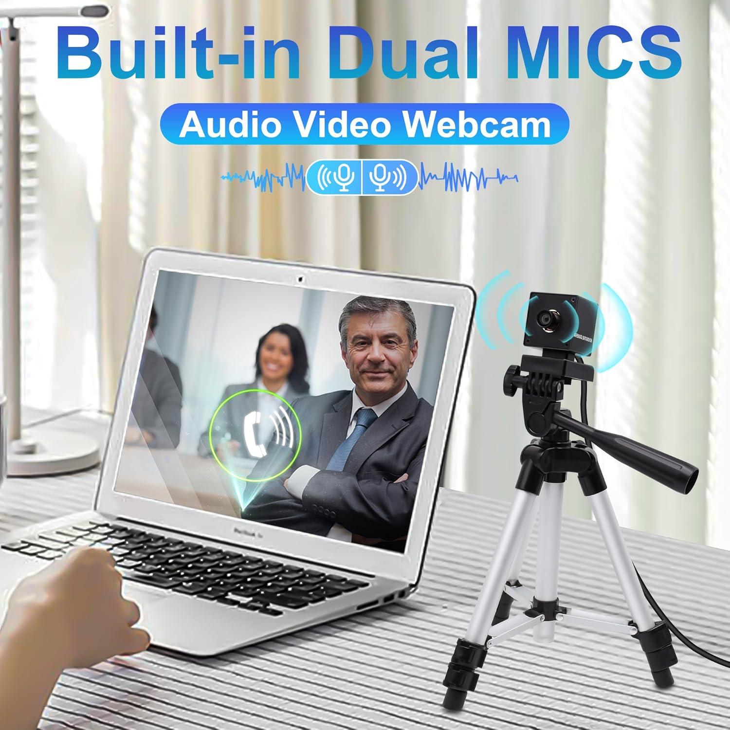 Cámara USB 4K ELP IMX415 con micrófono y lente 100°