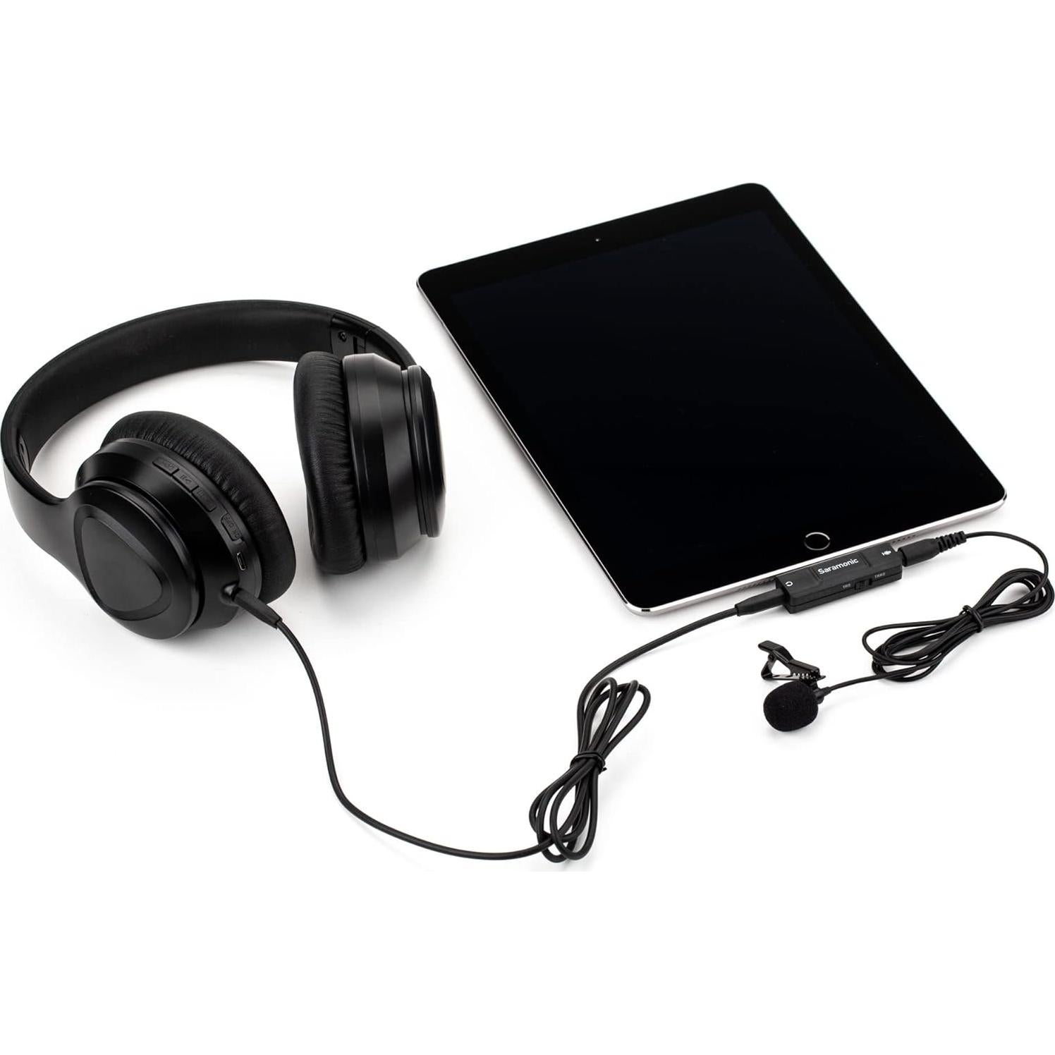 Interfaz de Audio Lightning Saramonic SR-EA2D para iPhone/iPad