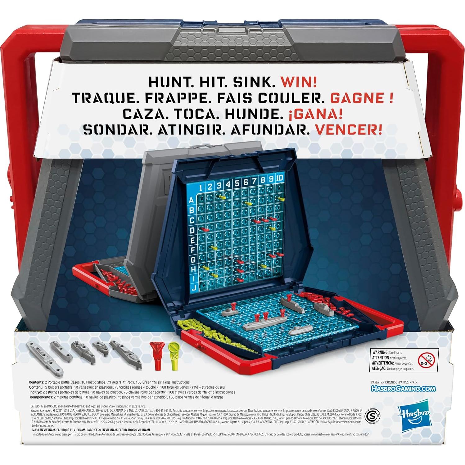 Juego de Mesa Batalla Naval Hasbro 2 Jugadores 7+