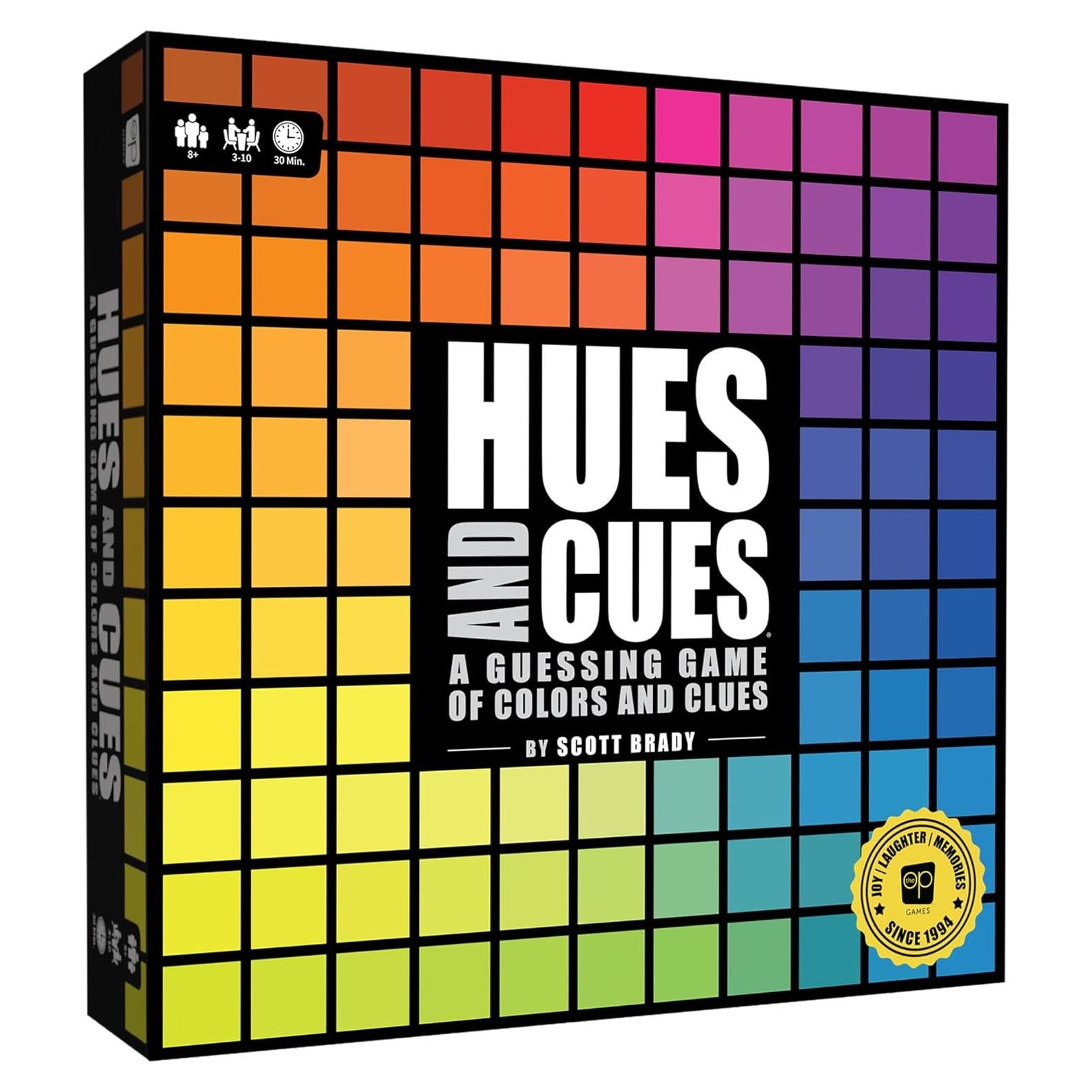 Juego de mesa Hues y Cues USAopoly - Adivina colores 3-10 jugadores