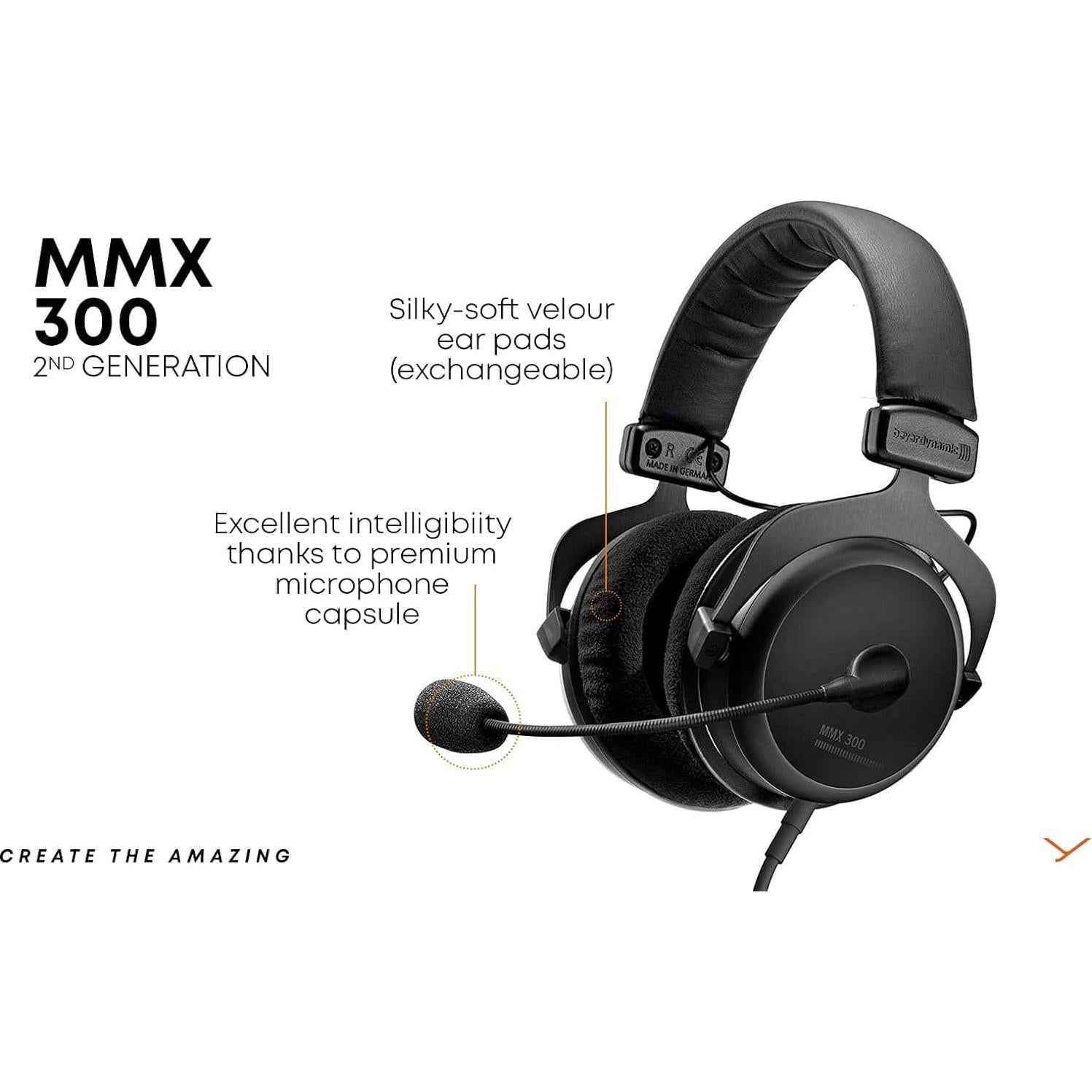 Auriculares de Juego Beyerdynamic MMX 300 + Micrófono EPOS B20