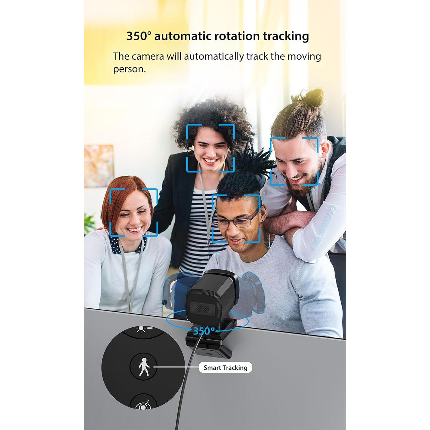 Cámara Web TaKicola DS08 Full HD 1080P Seguimiento Automático