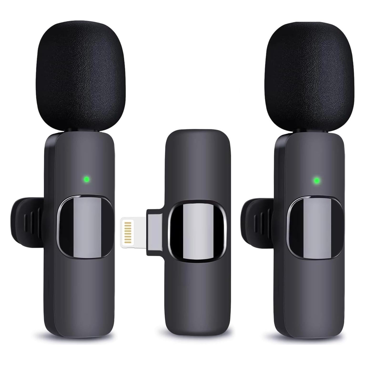 Micrófono Inalámbrico Lavalier Doble Partyear K1 para iPhone