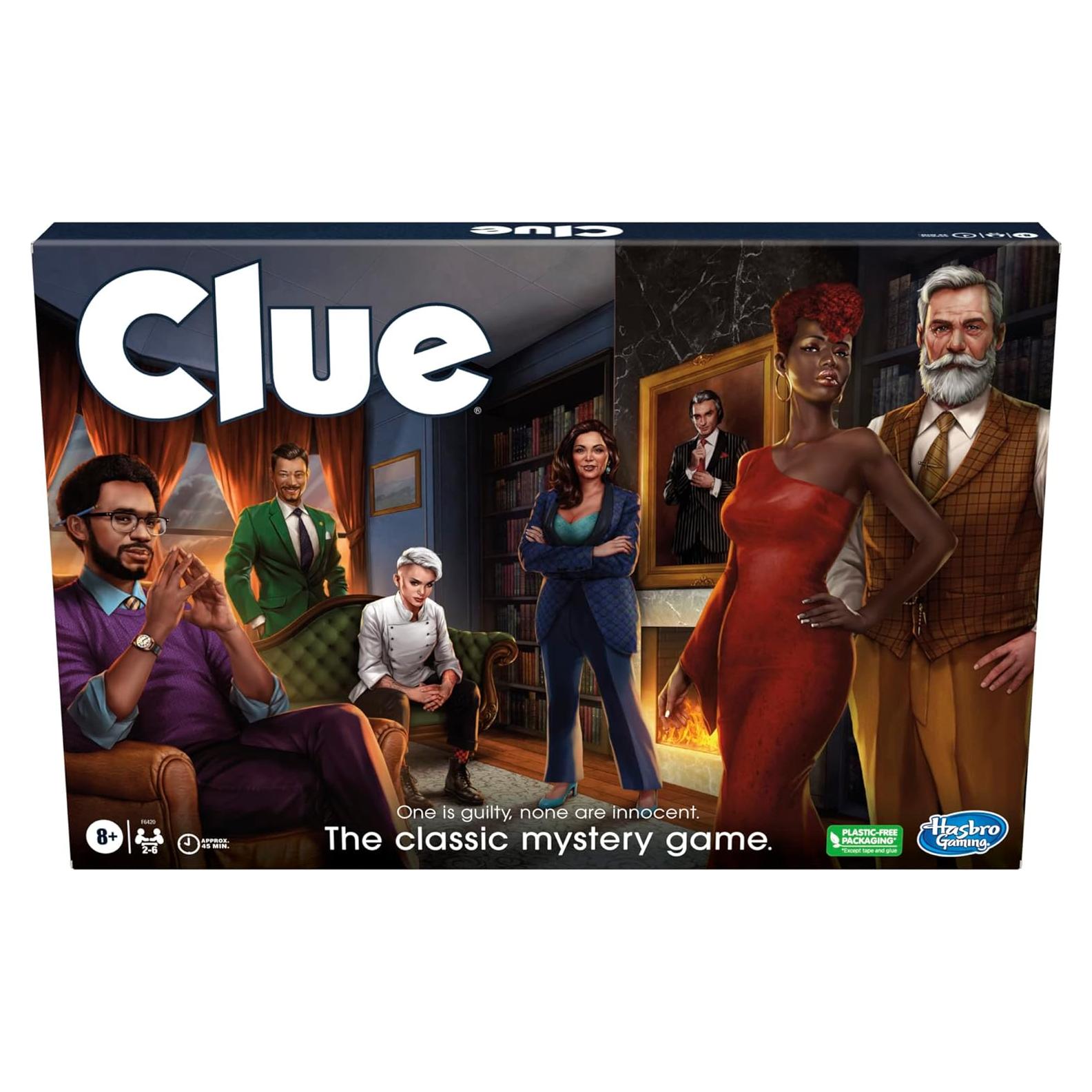 Juego de Mesa Clue Reimaginado Hasbro para 2-6 Jugadores