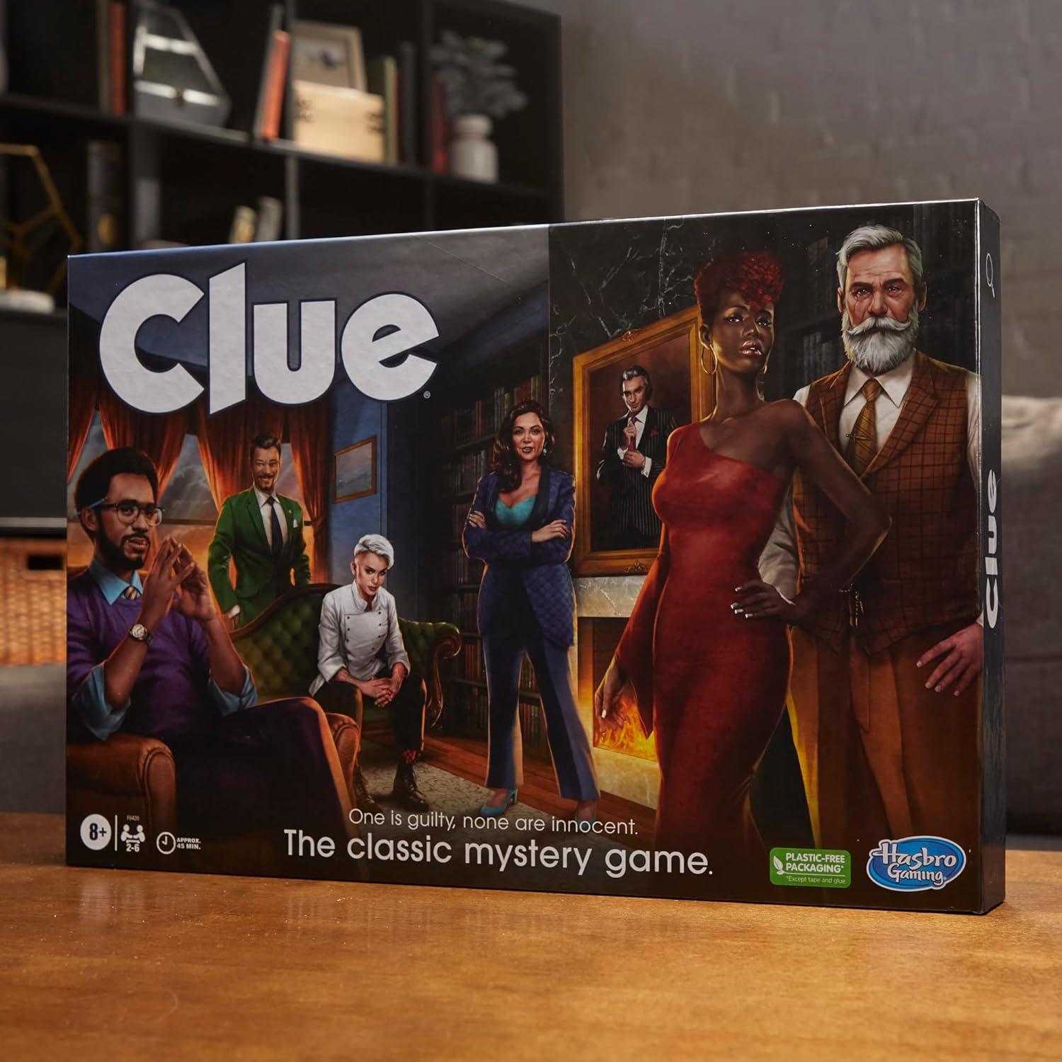 Juego de Mesa Clue Reimaginado Hasbro para 2-6 Jugadores