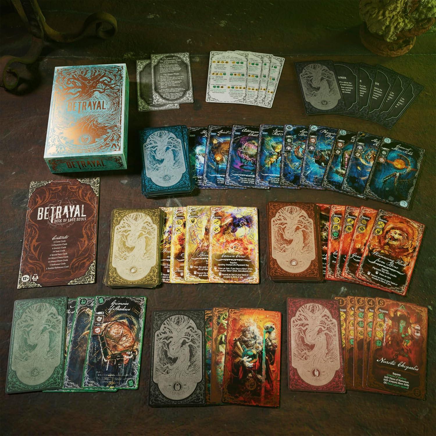 Juego de Cartas Betrayal Deck of Lost Souls - Horror 3-5 Jugadores