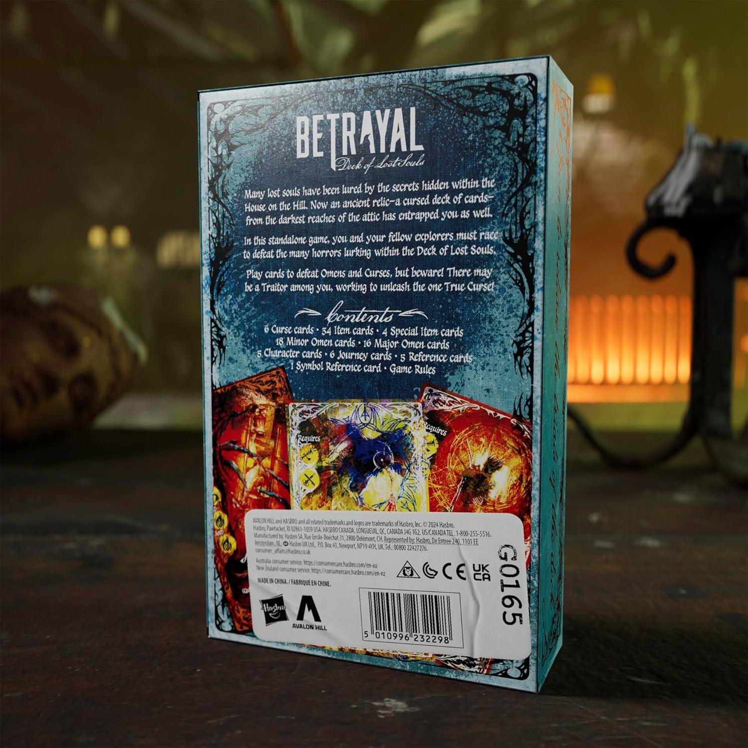 Juego de Cartas Betrayal Deck of Lost Souls - Horror 3-5 Jugadores