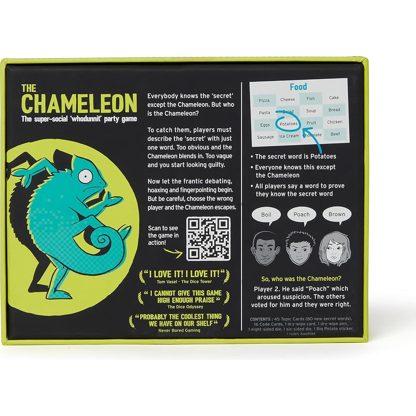 Juego de Mesa Big Potato El Camaleón - Deducción Social