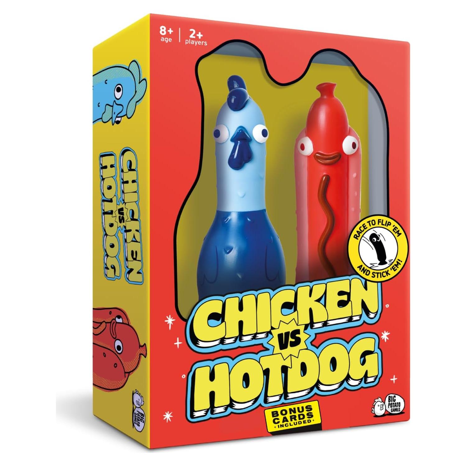 Juego de Fiesta Big Potato Pollo vs Hotdog 2024 - 2-10 Jugadores