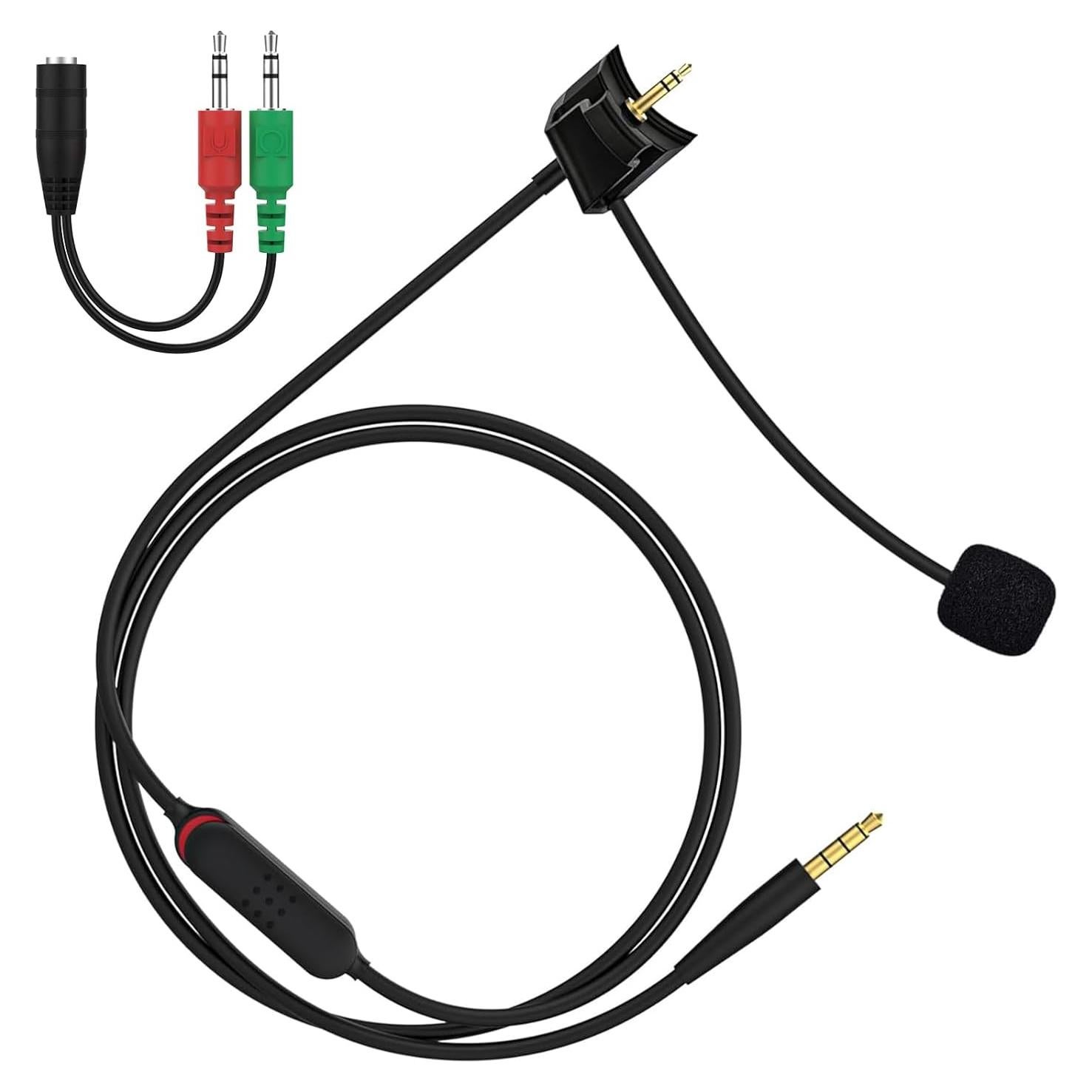 Micrófono Boom Gneinour para Bose QC35 II y QC35, 1.22 m