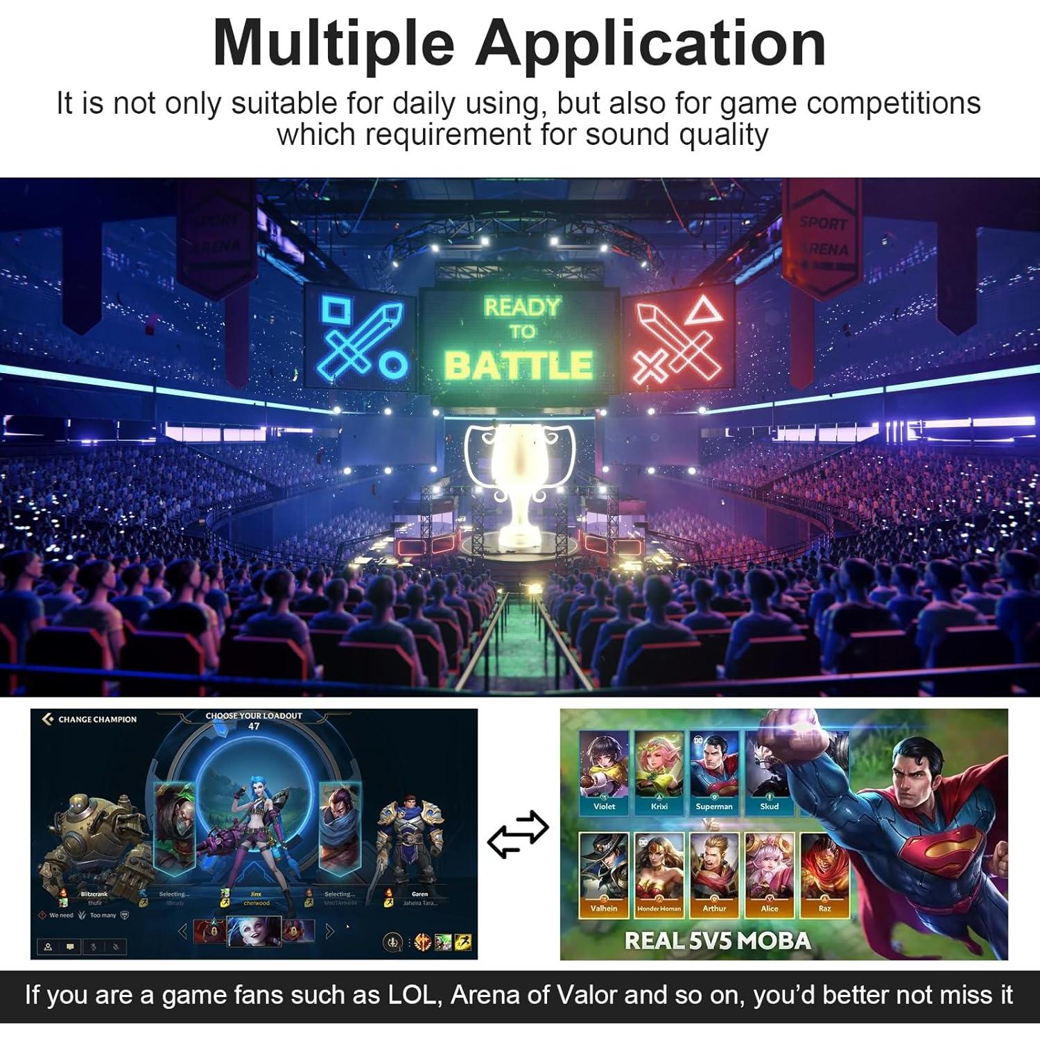 Micrófono Boom Gneinour para Bose QC35 II y QC35, 1.22 m