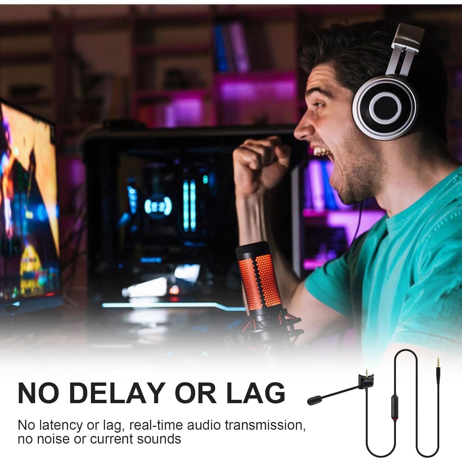 Micrófono Boom Gneinour para Bose QC35 II y QC35, 1.22 m