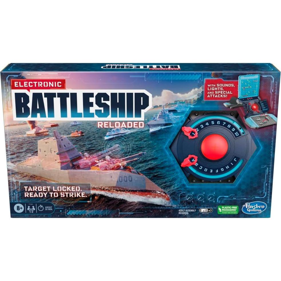 Juego de Mesa Electrónico Battleship Reloaded Hasbro 0.91 kg