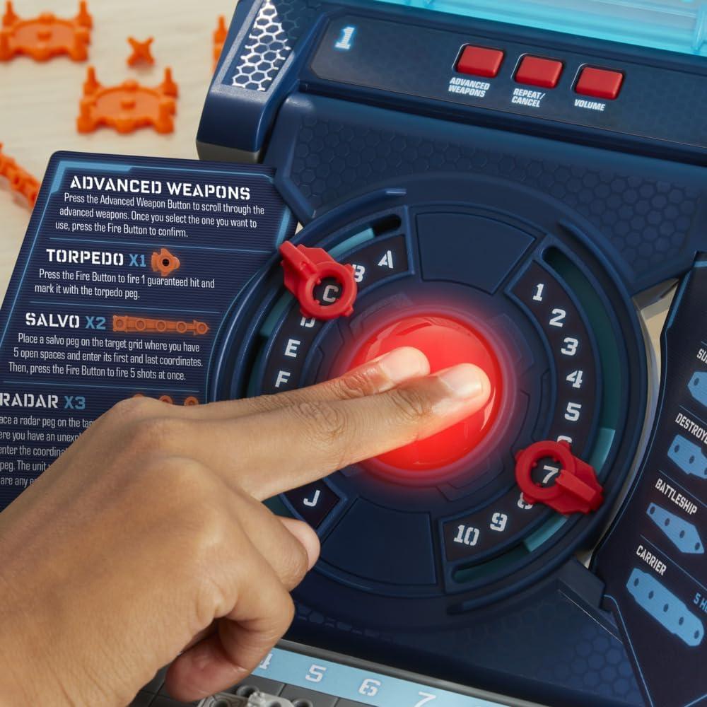 Juego de Mesa Electrónico Battleship Reloaded Hasbro 0.91 kg