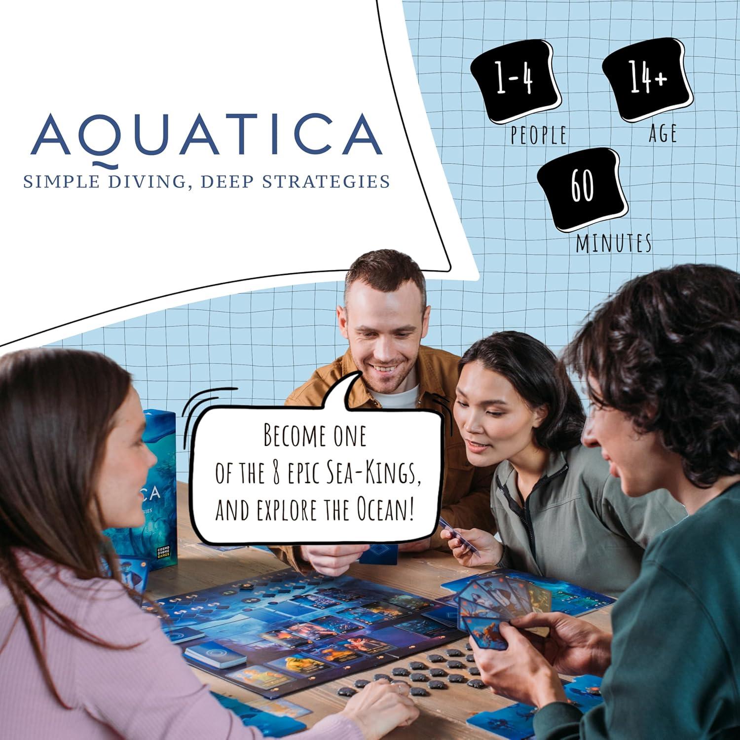 Juego de Mesa Aquatica | Estrategia 1-4 Jugadores | 60 Min