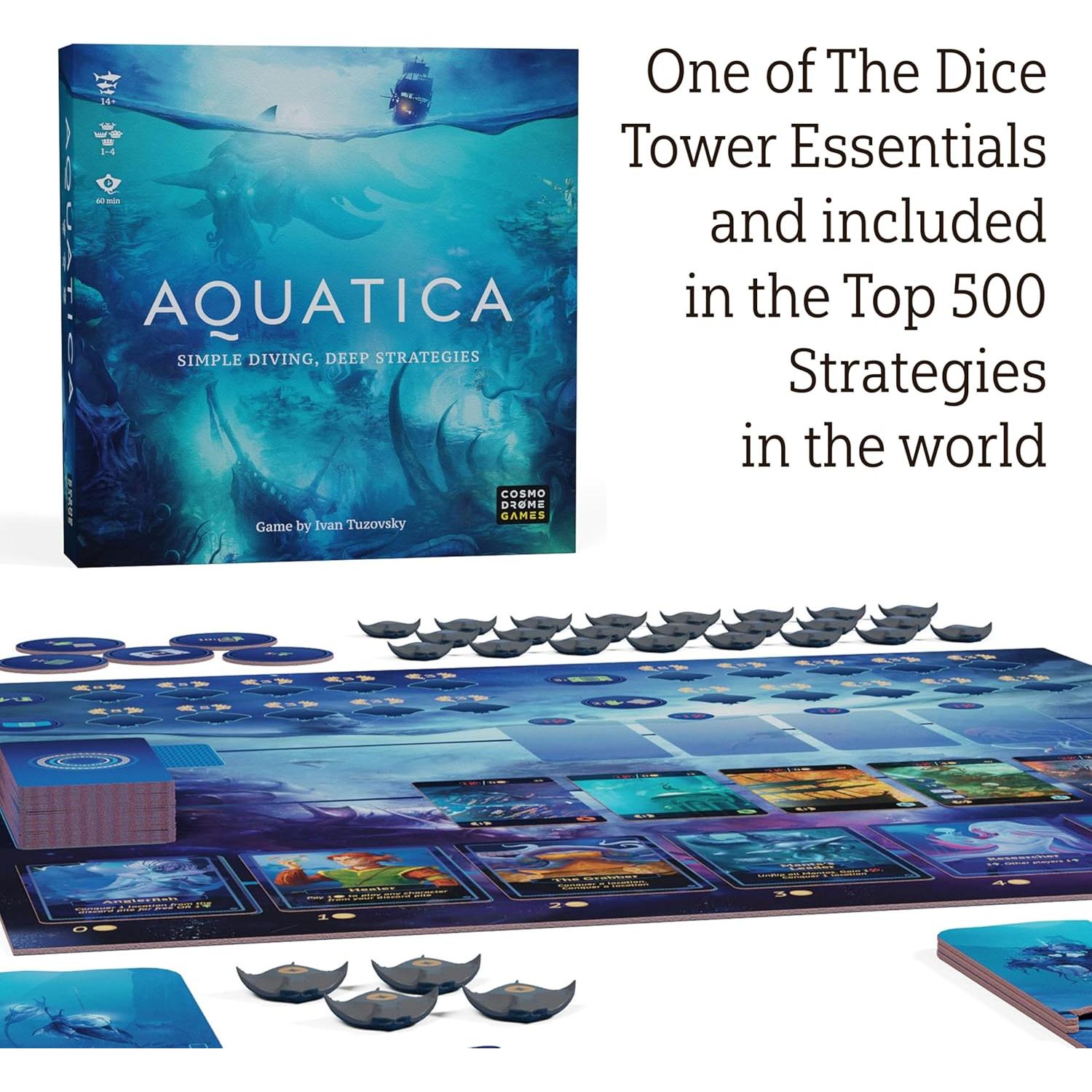 Juego de Mesa Aquatica | Estrategia 1-4 Jugadores | 60 Min