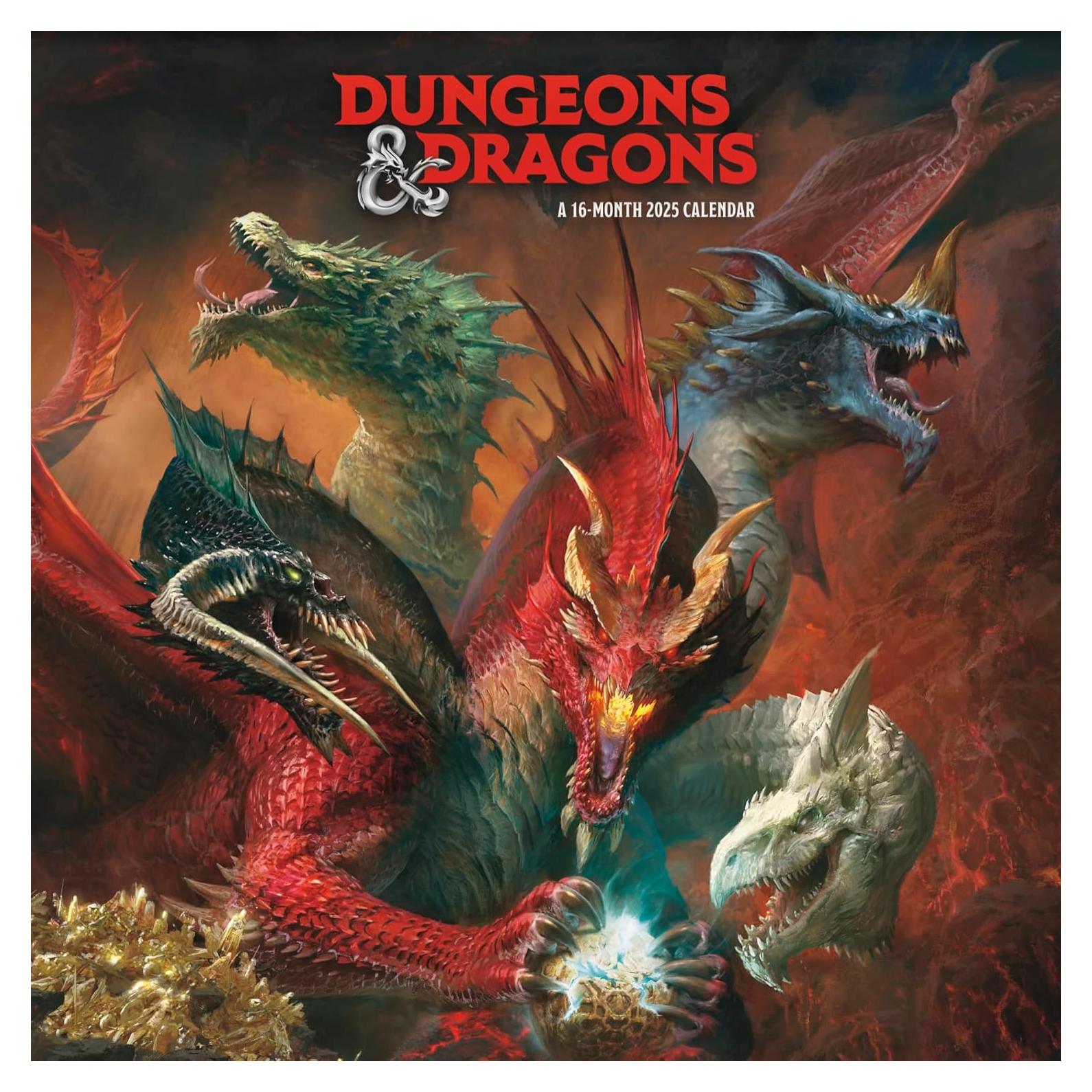 2025 Dungeons and Dragons Wall Calendar