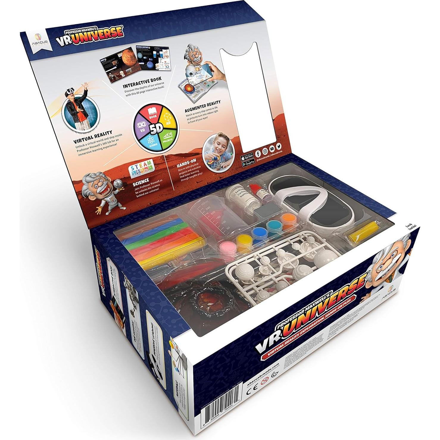 Kit de Ciencia Espacial VR Abacus para Niños 8-12 Años