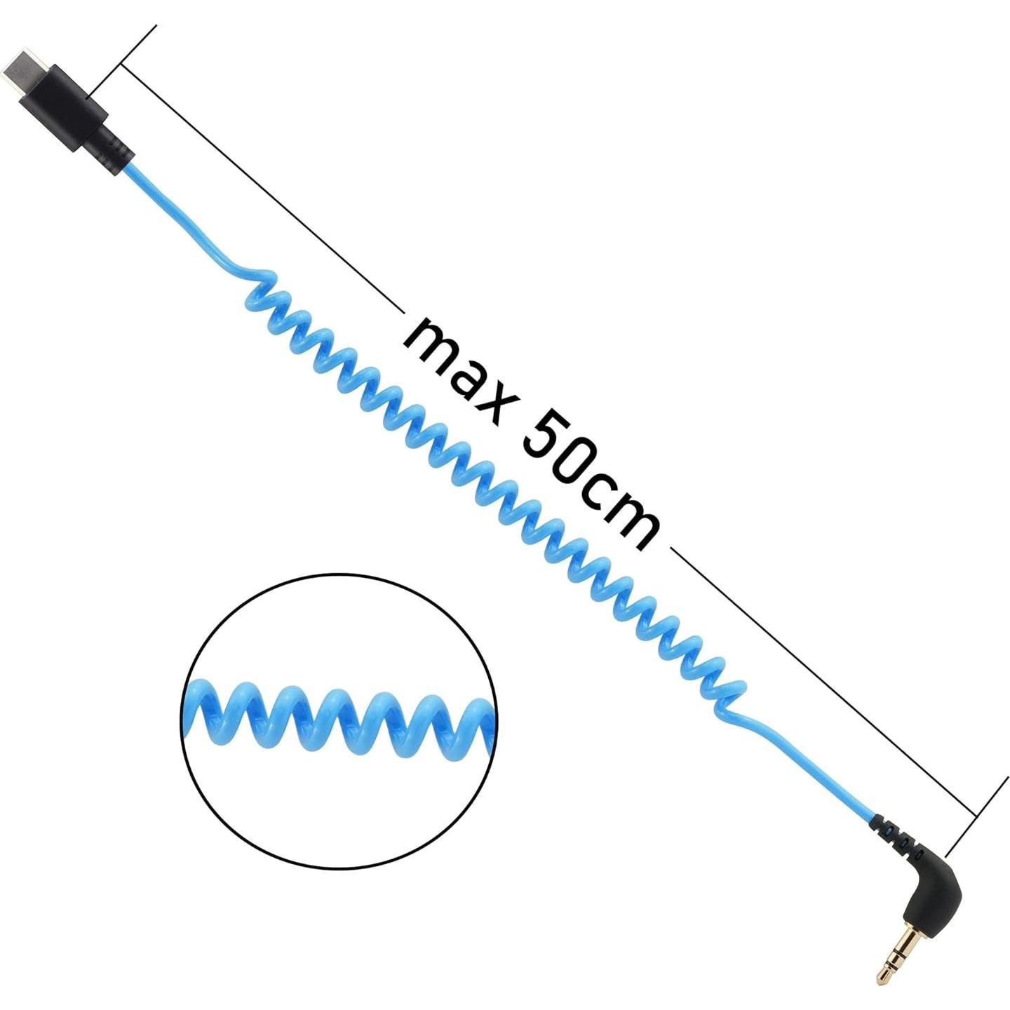 Adaptador de Micrófono JCMOYUTY USB-C a 3.5mm TRS para Android