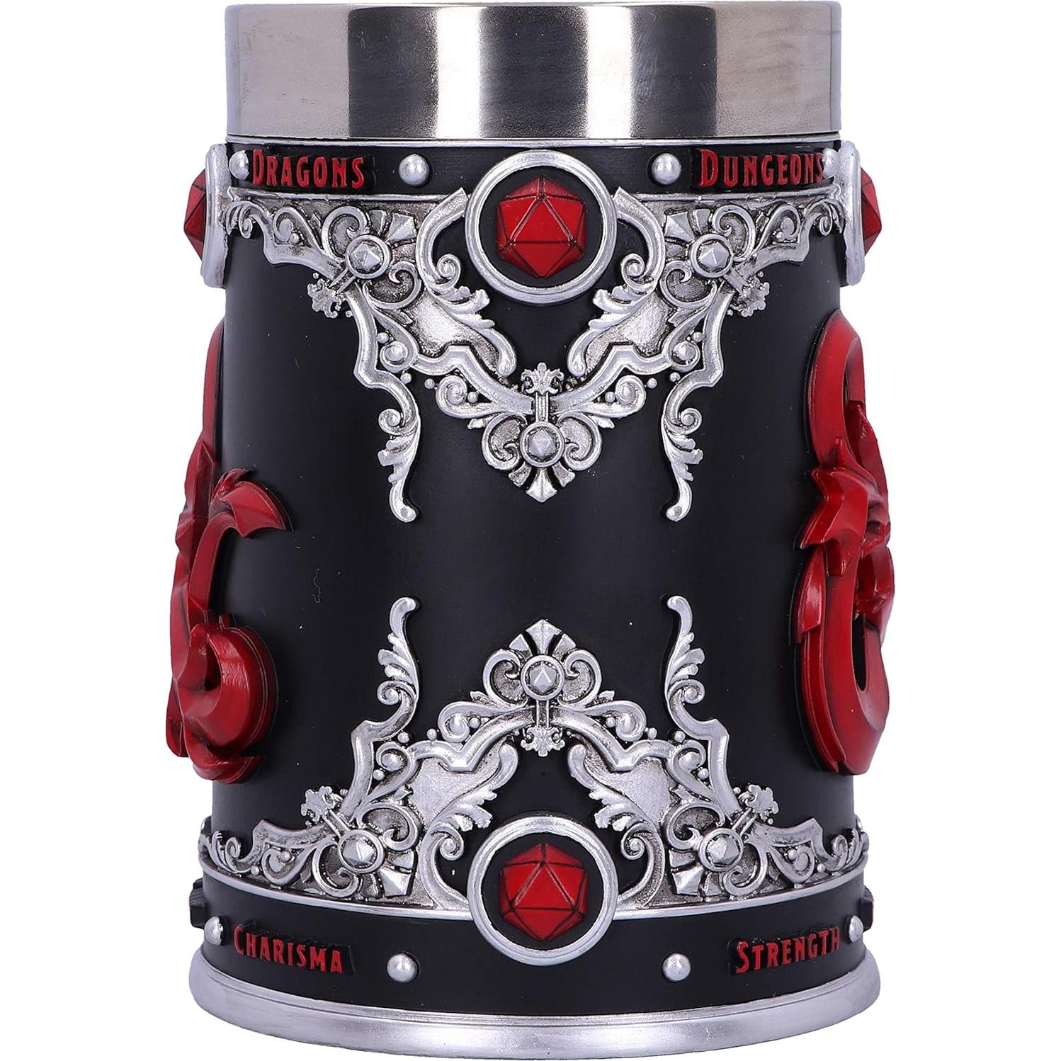 Jarra Dungeons & Dragons Nemesis Now Negra D20 15.5cm