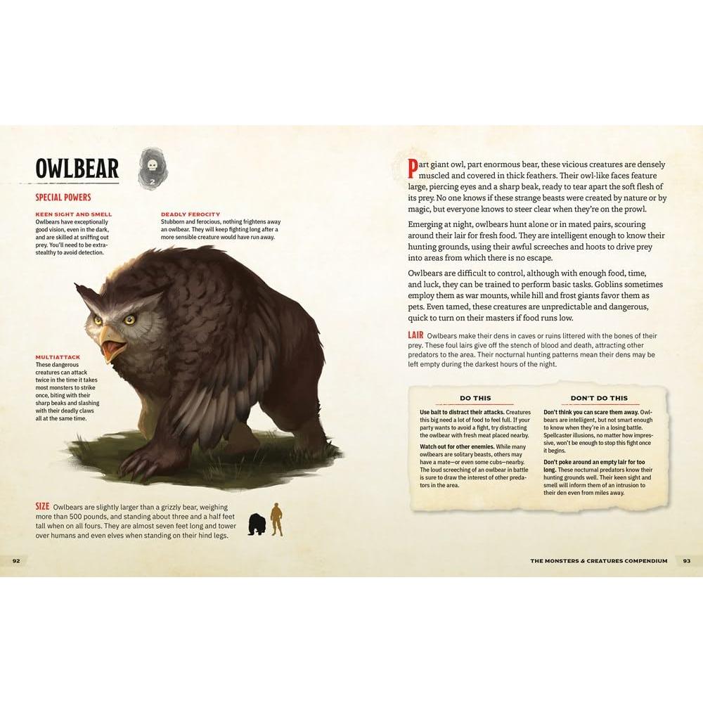 The Monsters & Creatures Compendium (Dungeons & Dragons): A Young Adventurer's Guide (Dungeons & Dragons Young Adventurer's Guides)