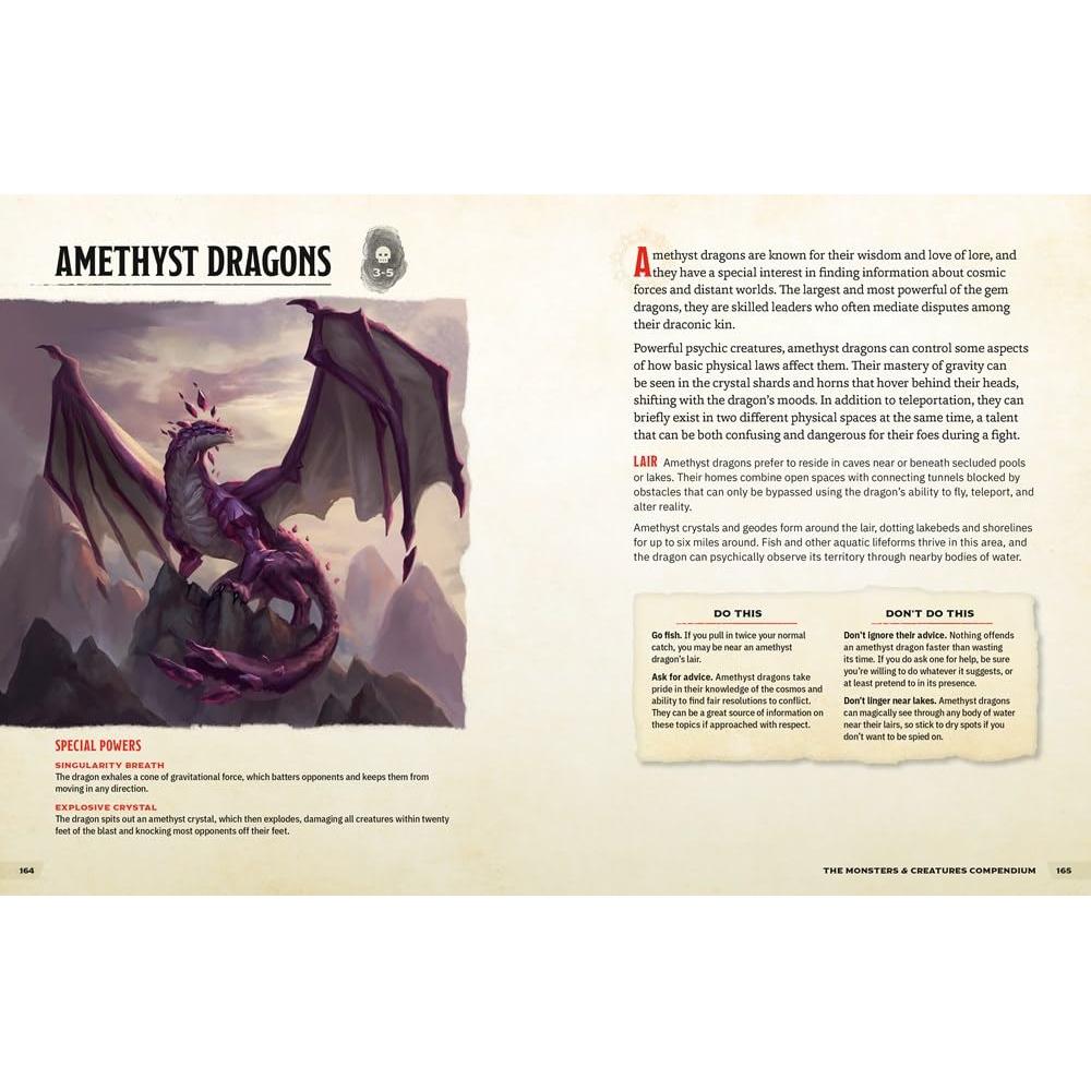 The Monsters & Creatures Compendium (Dungeons & Dragons): A Young Adventurer's Guide (Dungeons & Dragons Young Adventurer's Guides)