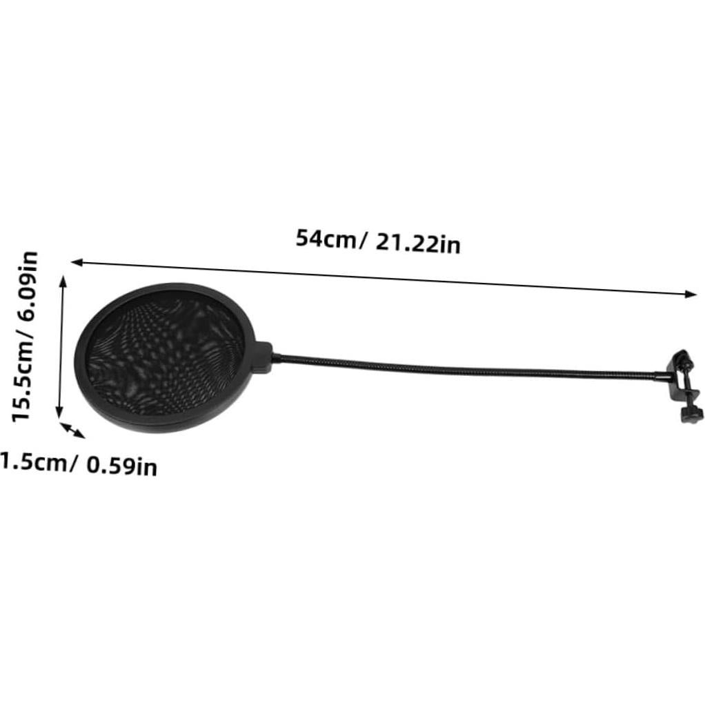 Conjunto de 2 Cubiertas de Pantalla de Viento Milisten para Micrófono
