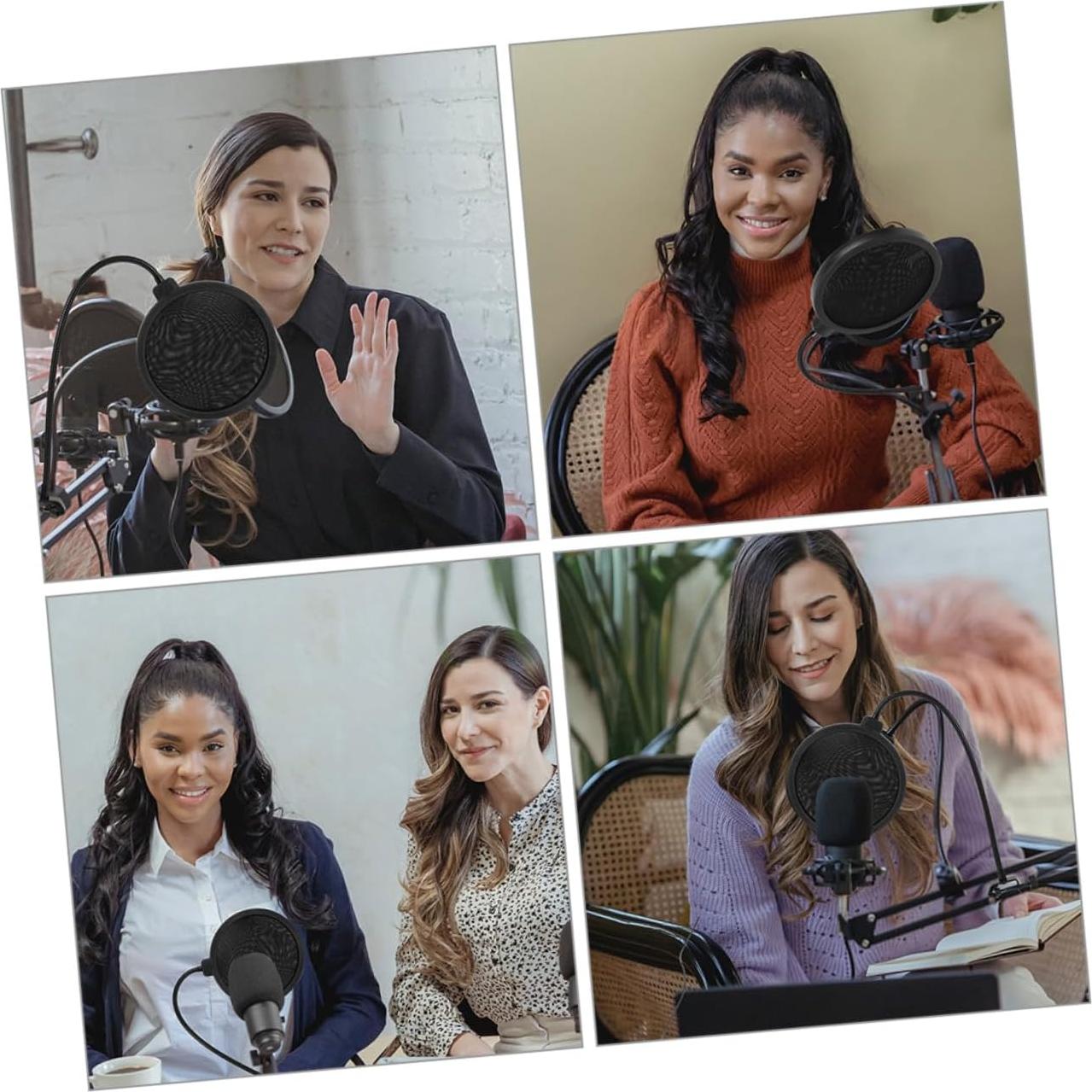 Conjunto de 2 Cubiertas de Pantalla de Viento Milisten para Micrófono