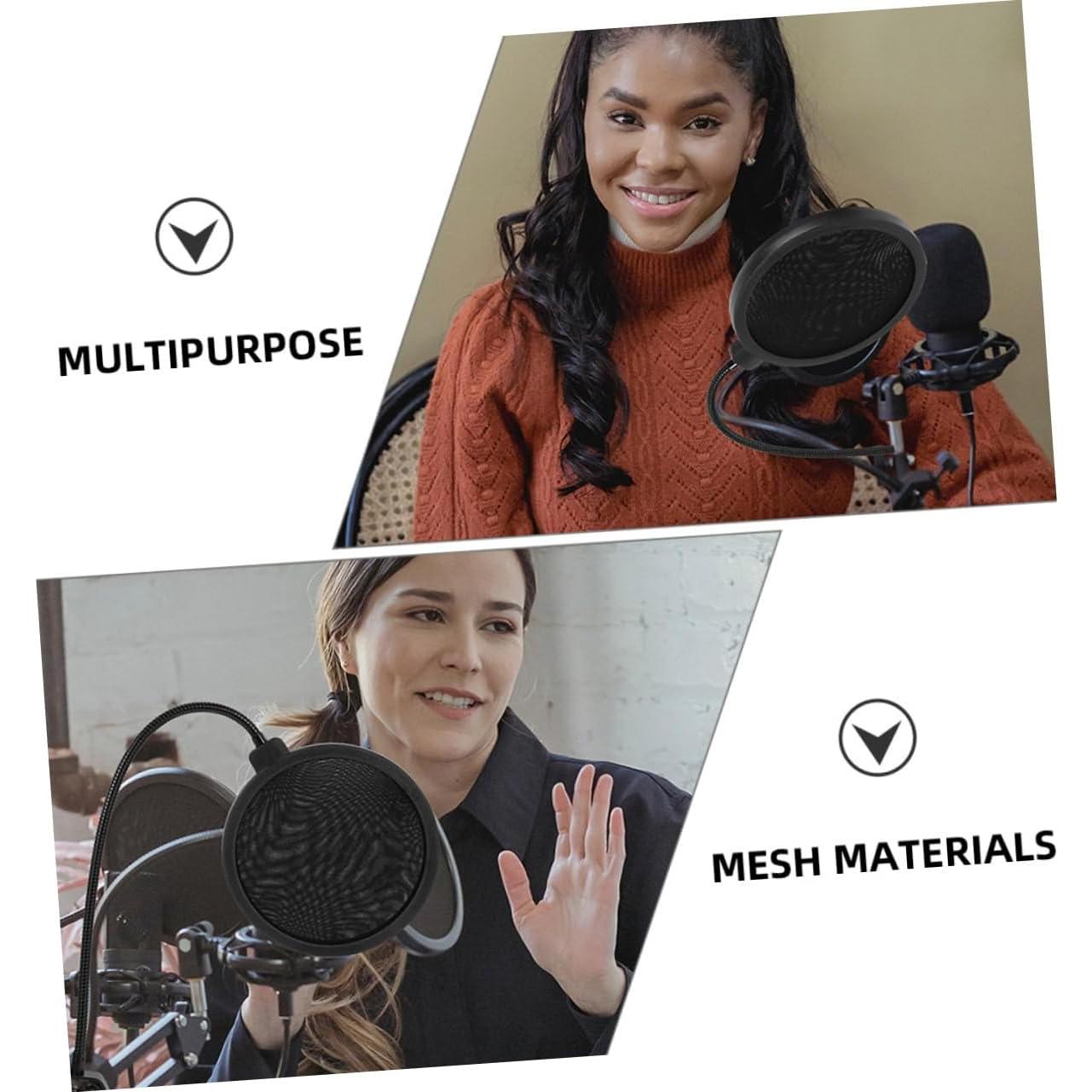 Conjunto de 2 Cubiertas de Pantalla de Viento Milisten para Micrófono