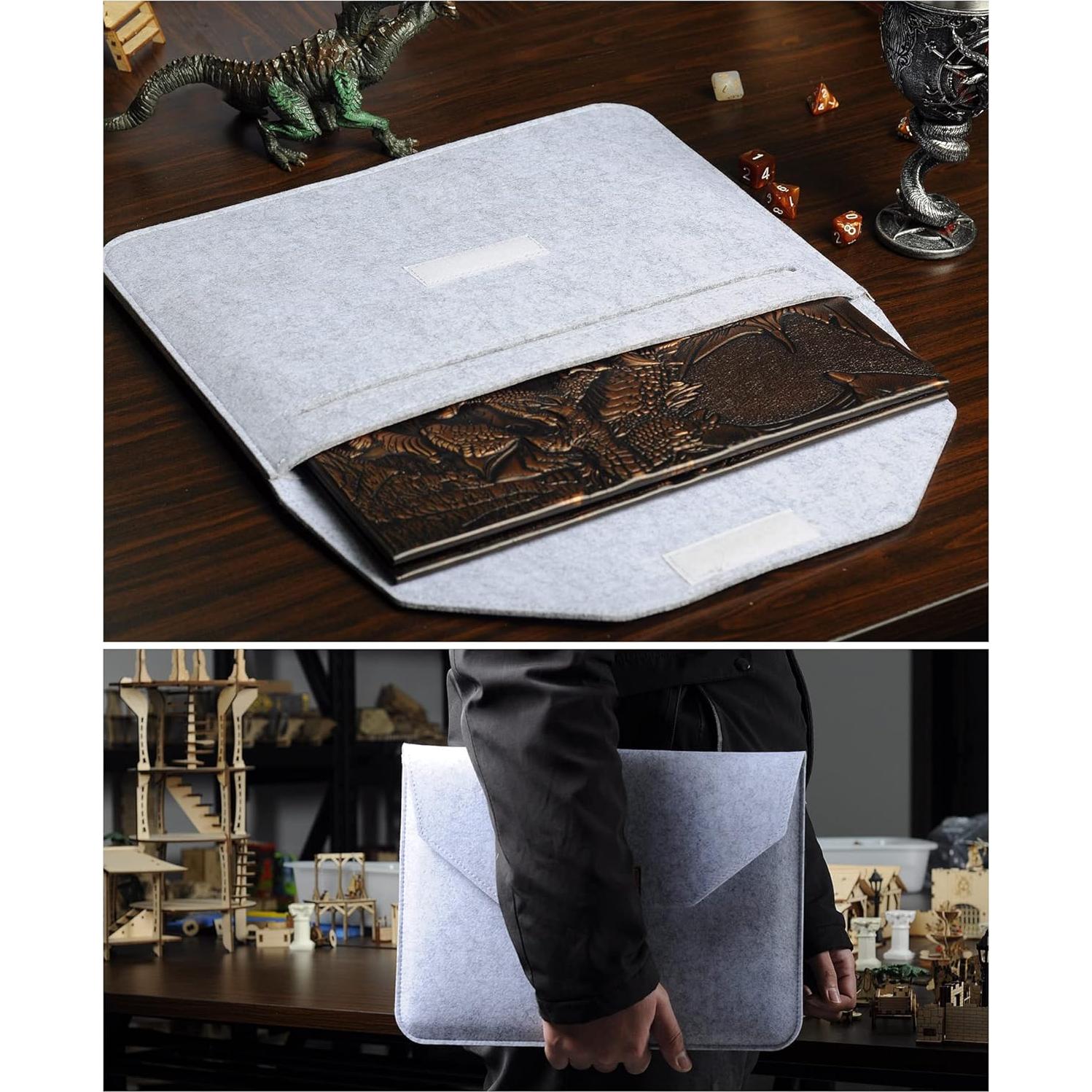 Pantalla DM Cuero Sintético CZYY 4 Paneles D&D 0.97 kg