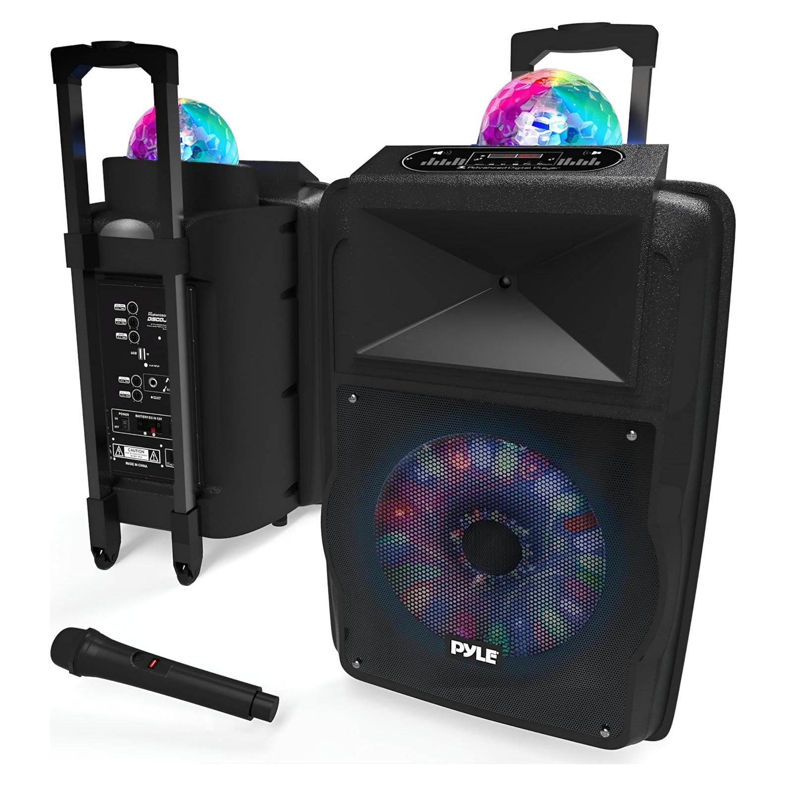 Sistema de Altavoces PA Portátil Pyle PSUFM1280B 700W Bluetooth