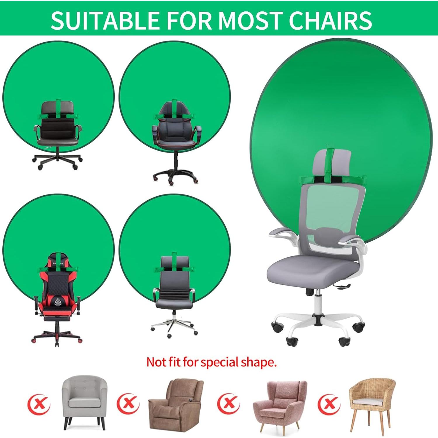 Fondo de Pantalla Verde Plegable SRIMMIT 142 cm para Streaming