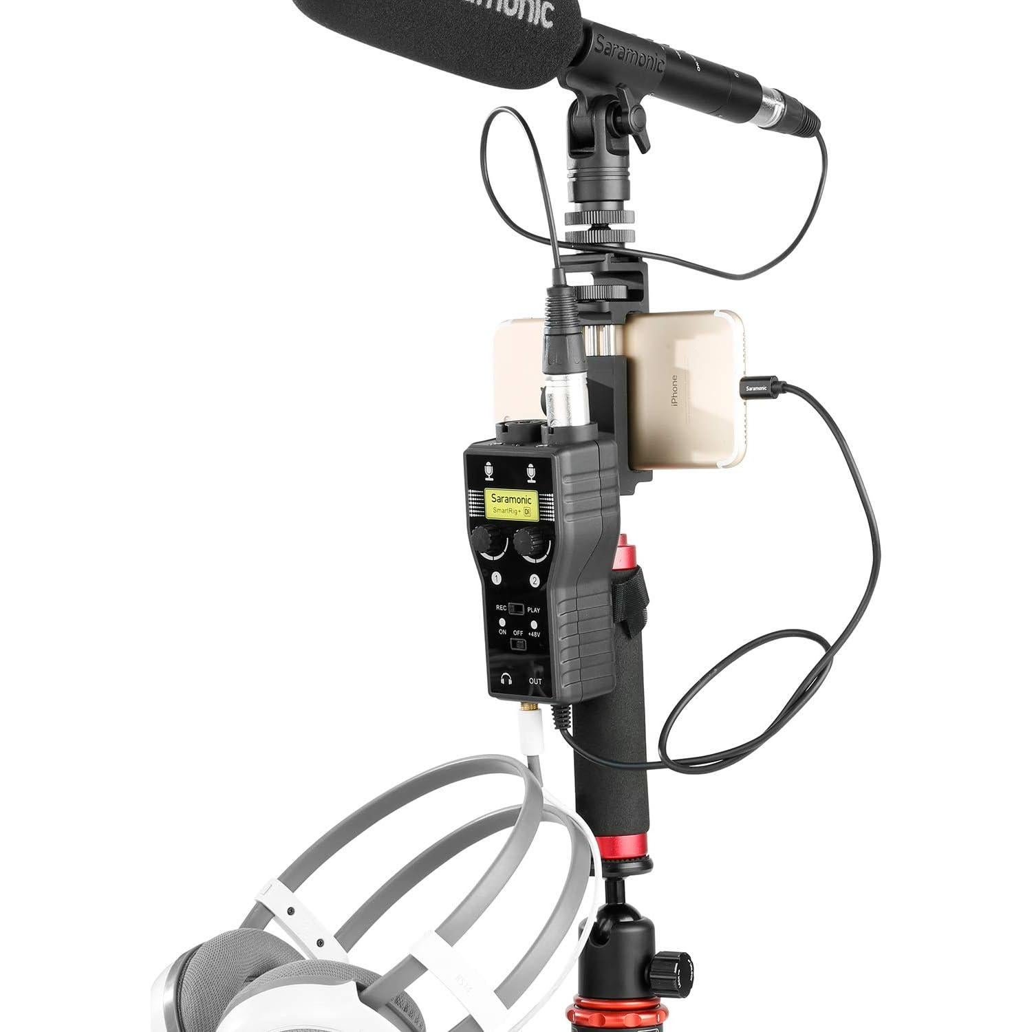 Interfaz de Micrófono Saramonic SmartRig+ Di para iPhone