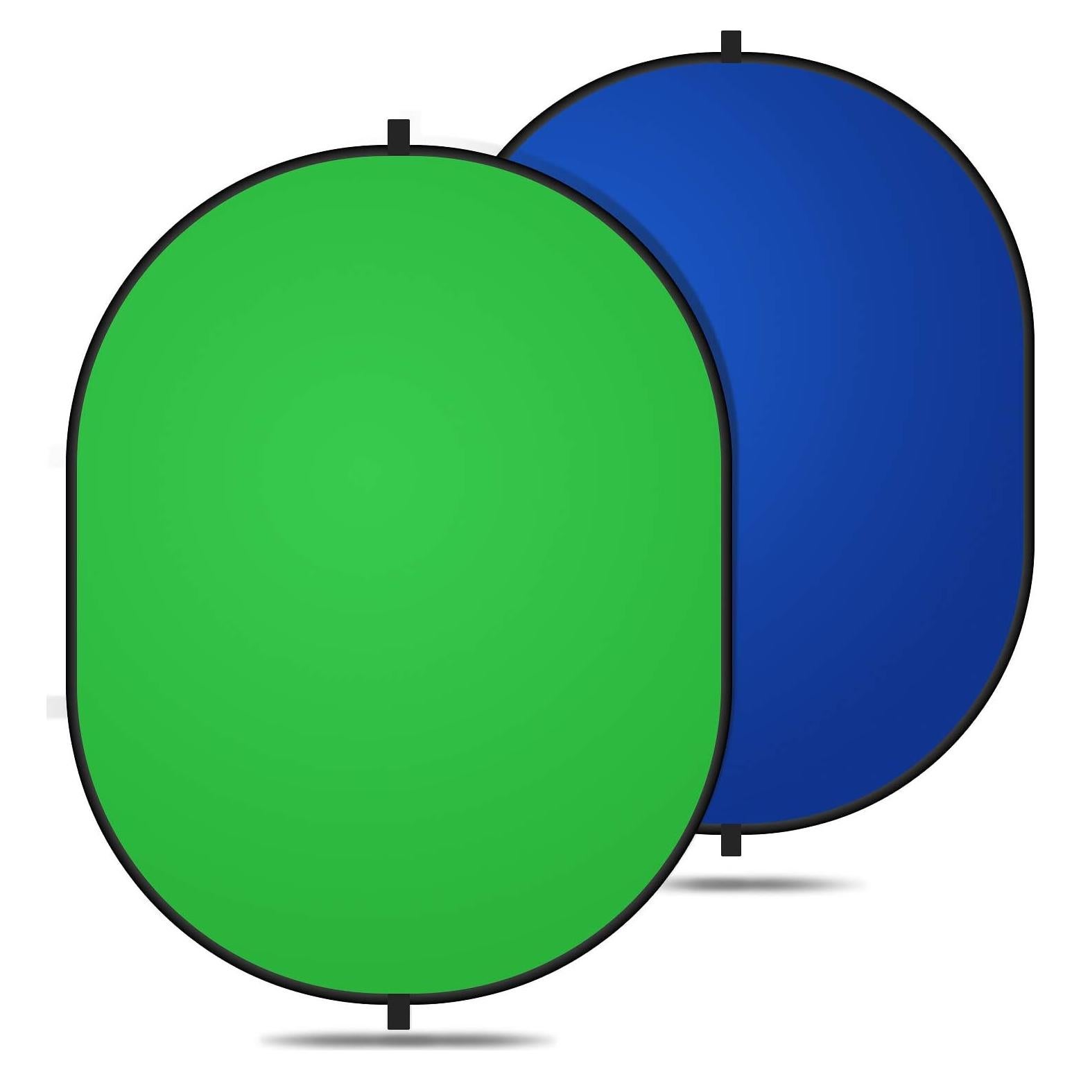Fondo Chromakey 1.52x1.98m YESKER Verde y Azul Plegable