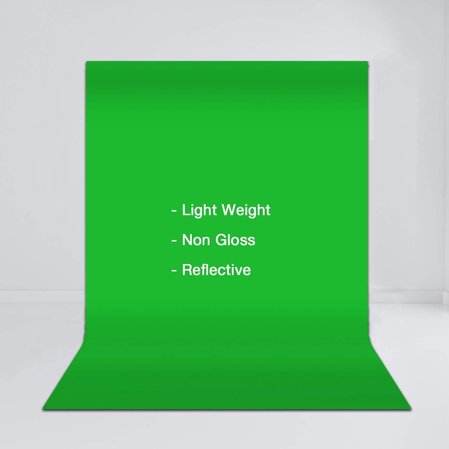 LimoStudio 9 x 13 ft. (W x H) Chromakey Green Backdrop Background Screen, A+ Grade High Density > 200GSM Synthetic Fabric for True Chromakey Color, Professional Studio, Sharp Crisp Edge, AGG1846