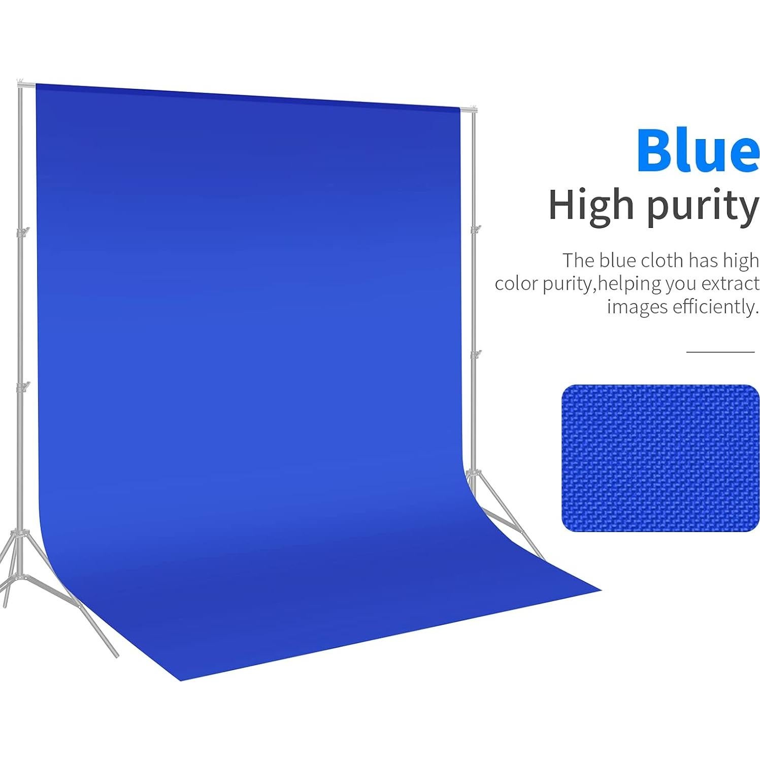 Fondo Fotográfico Neewer 1.8x2.8m Azul 100% Poliester Colapsable