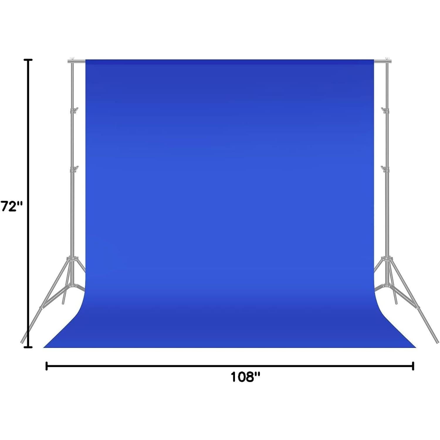 Fondo Fotográfico Neewer 1.8x2.8m Azul 100% Poliester Colapsable