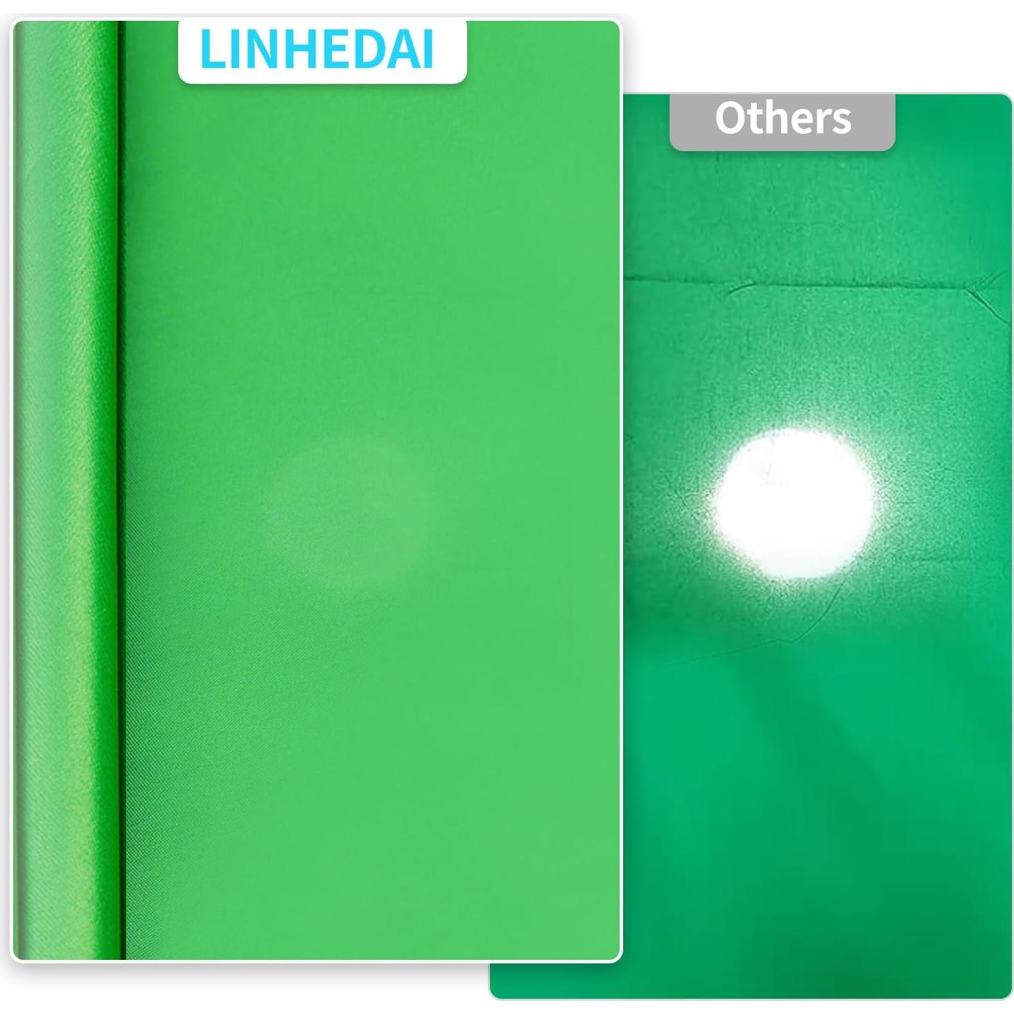 Fondo de Poliéster Verde 3x3m Linhedai para Fotografía