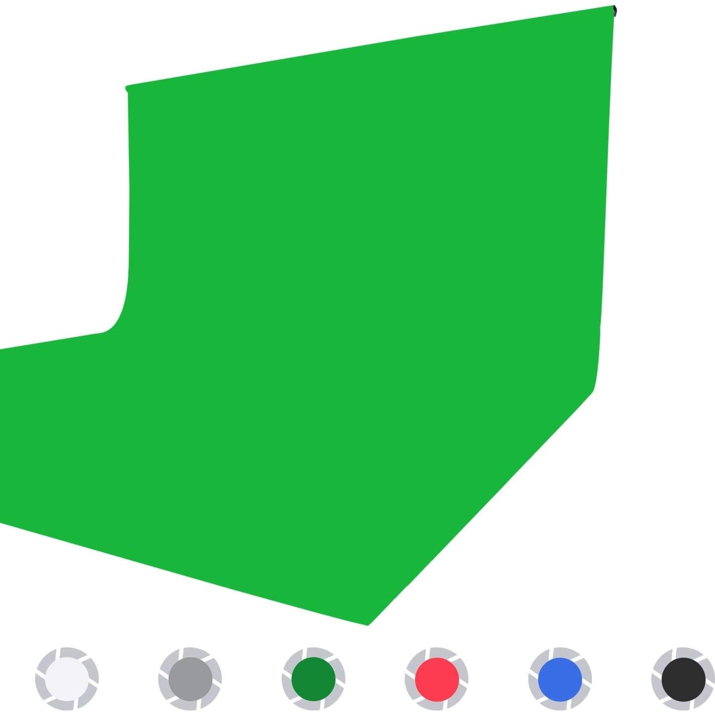 Fondo de Muselina Verde ISSUNTEX 1.8x2.7 m para Fotografía