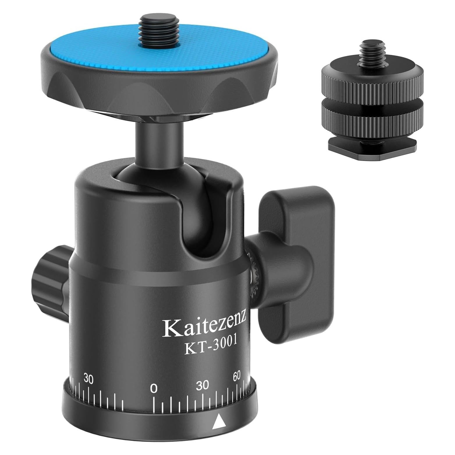 Cabezal de bola mini Kaitezenz KT-3001 para cámara 360°