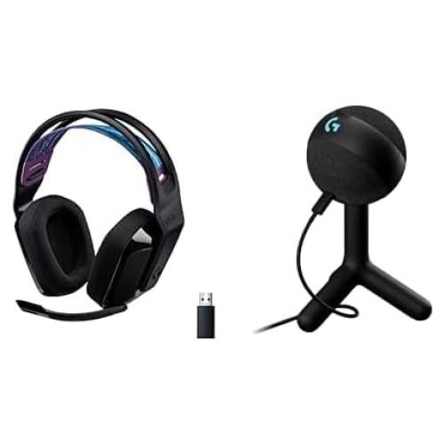 Auriculares Gaming Inalámbricos Logitech G535 + Micrófono Yeti Orb RGB