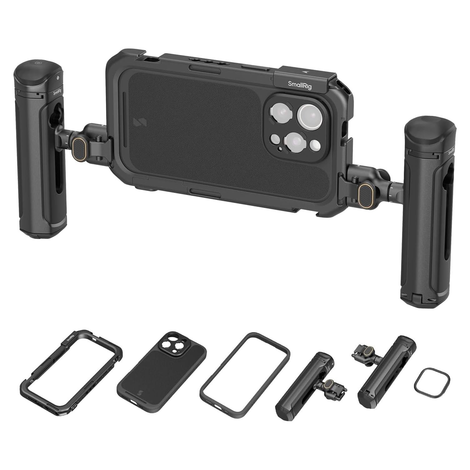 Kit de Video Manual Doble SmallRig 5007 para iPhone 16 Pro