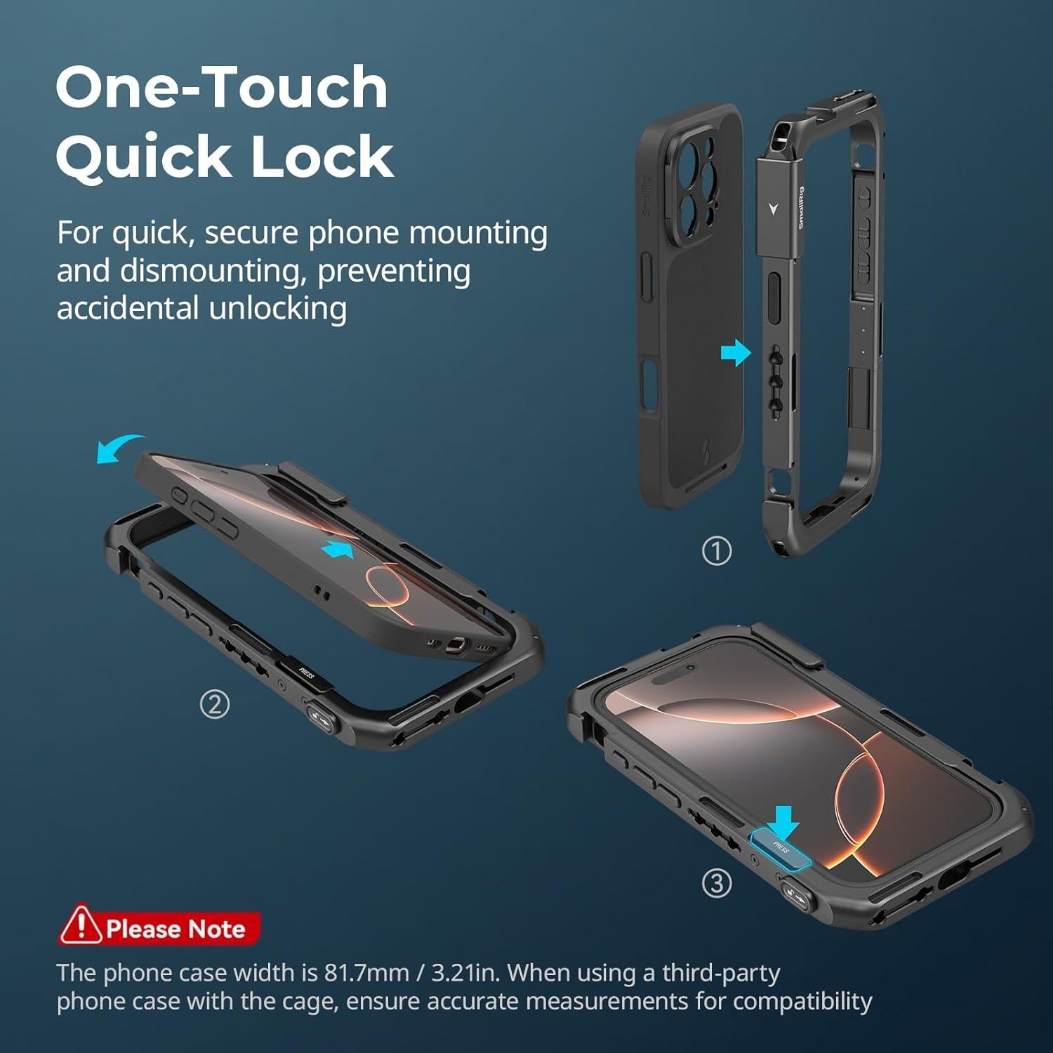 Kit de Video Manual Doble SmallRig 5007 para iPhone 16 Pro