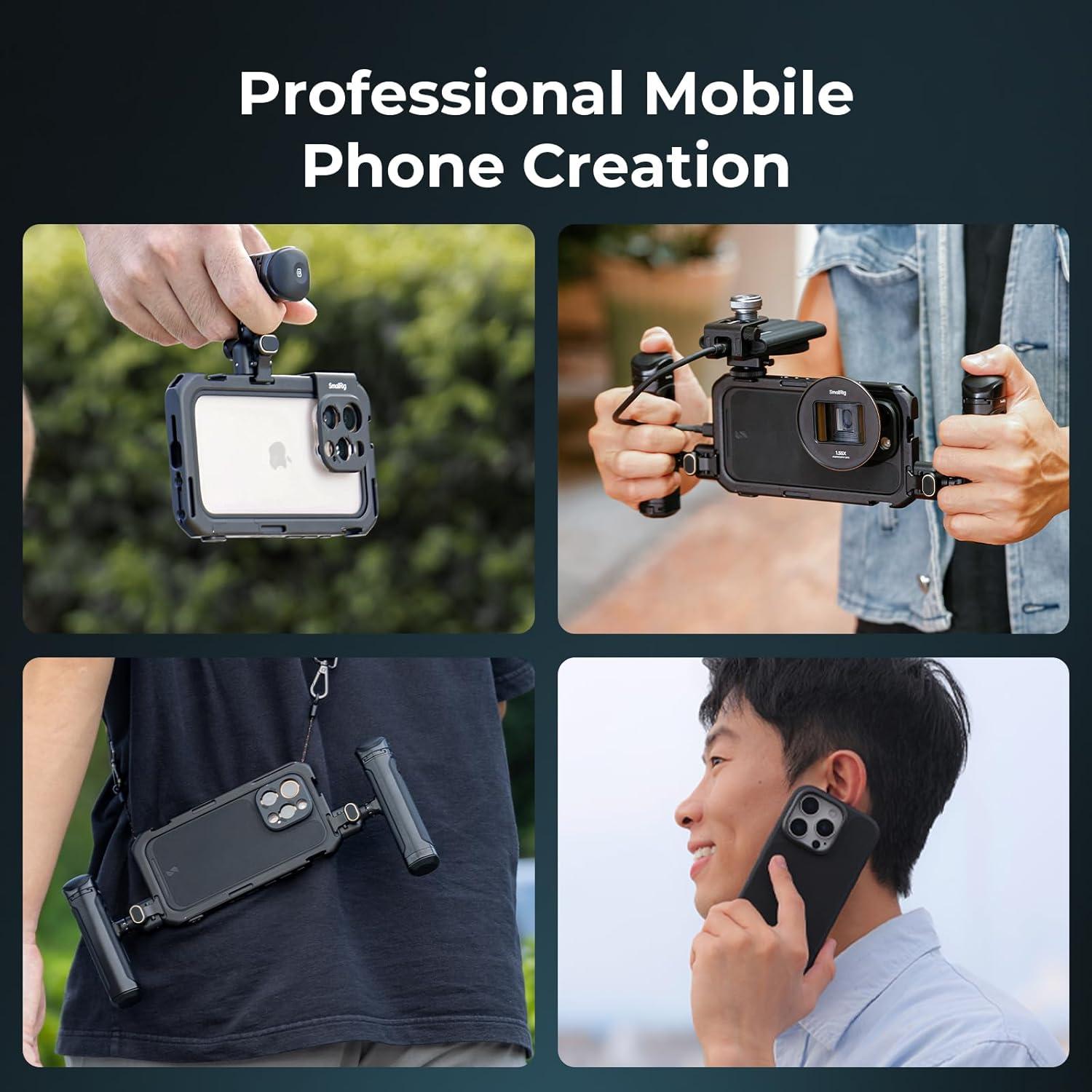 Kit de Video Manual Doble SmallRig 5007 para iPhone 16 Pro